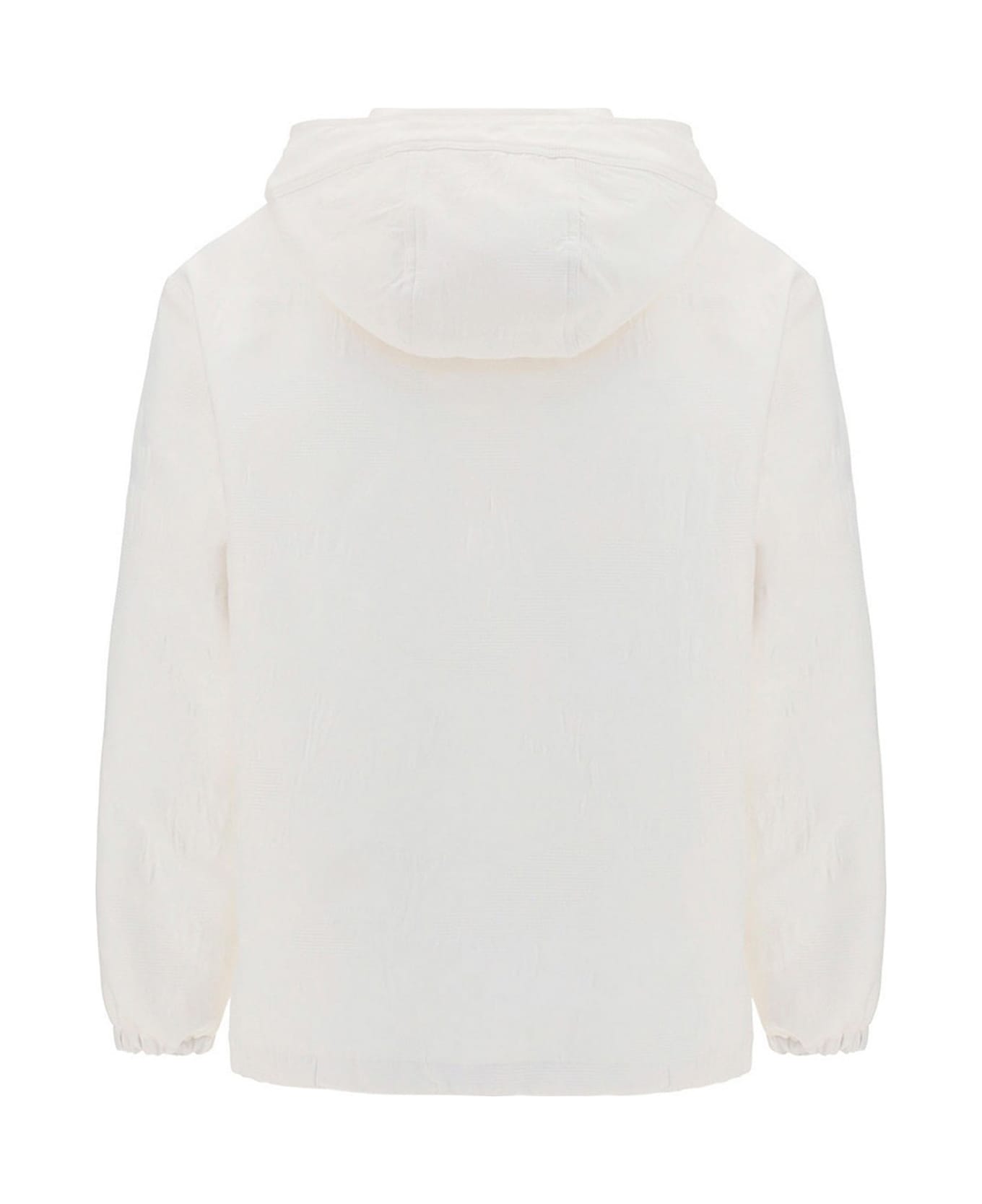 Valentino Cotton Logo Jacket - White