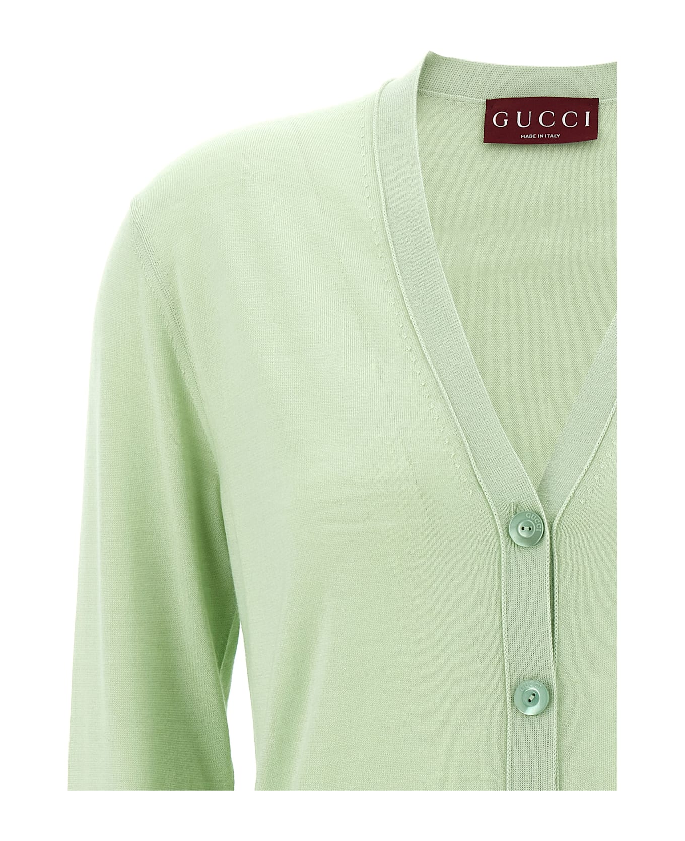 Gucci Cardigan Web - Green