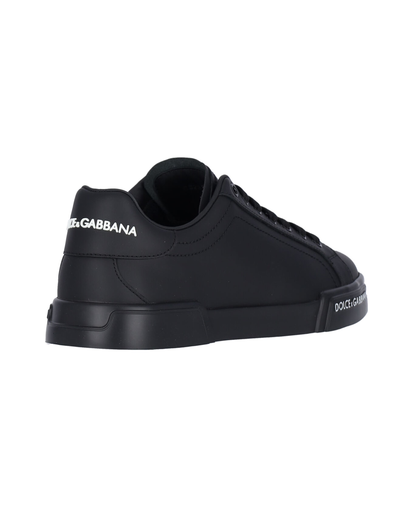 Dolce & Gabbana 'portofino' Sneakers - NERO/NERO