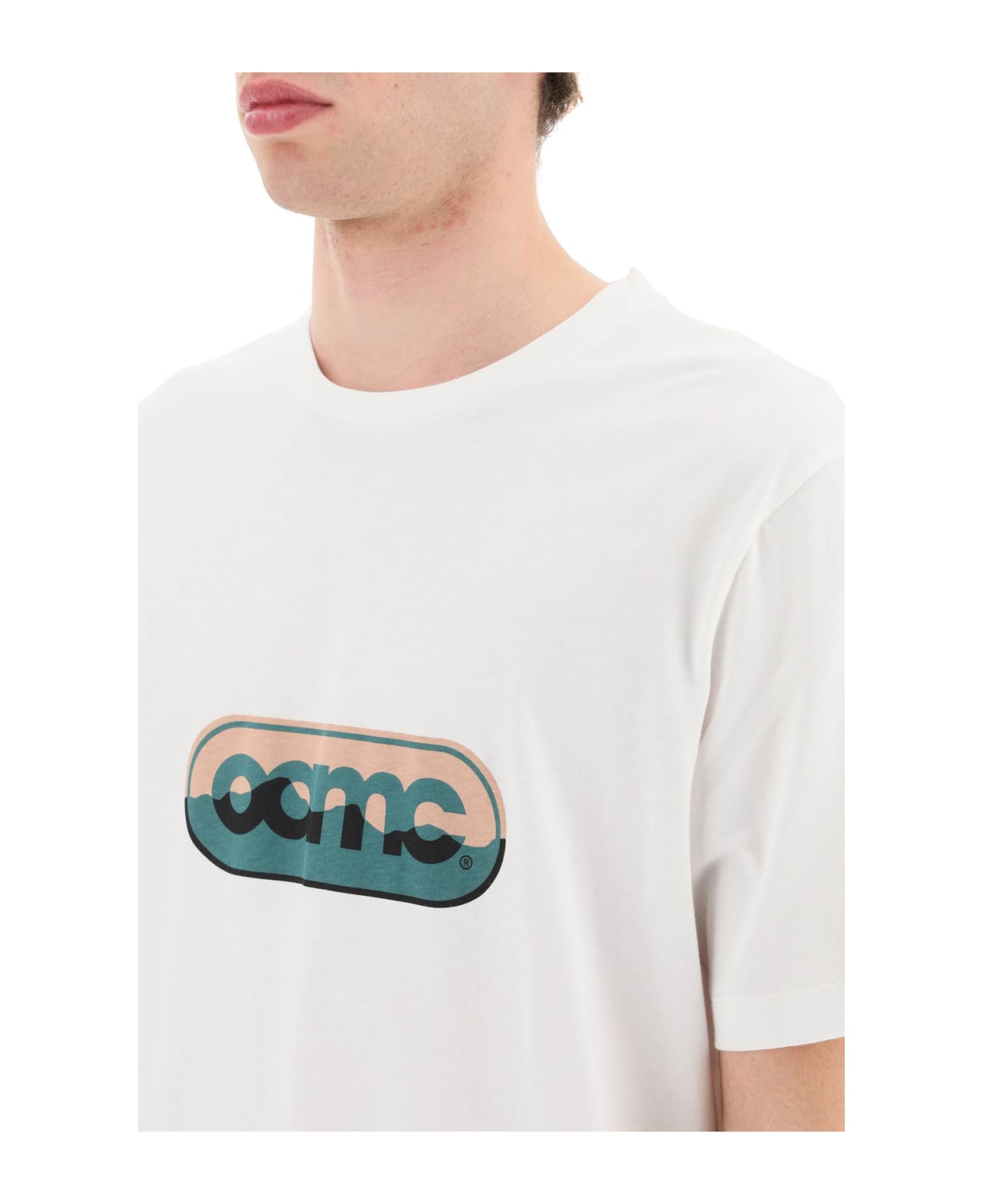 OAMC Logo Print T-shirt - WHITE (White)