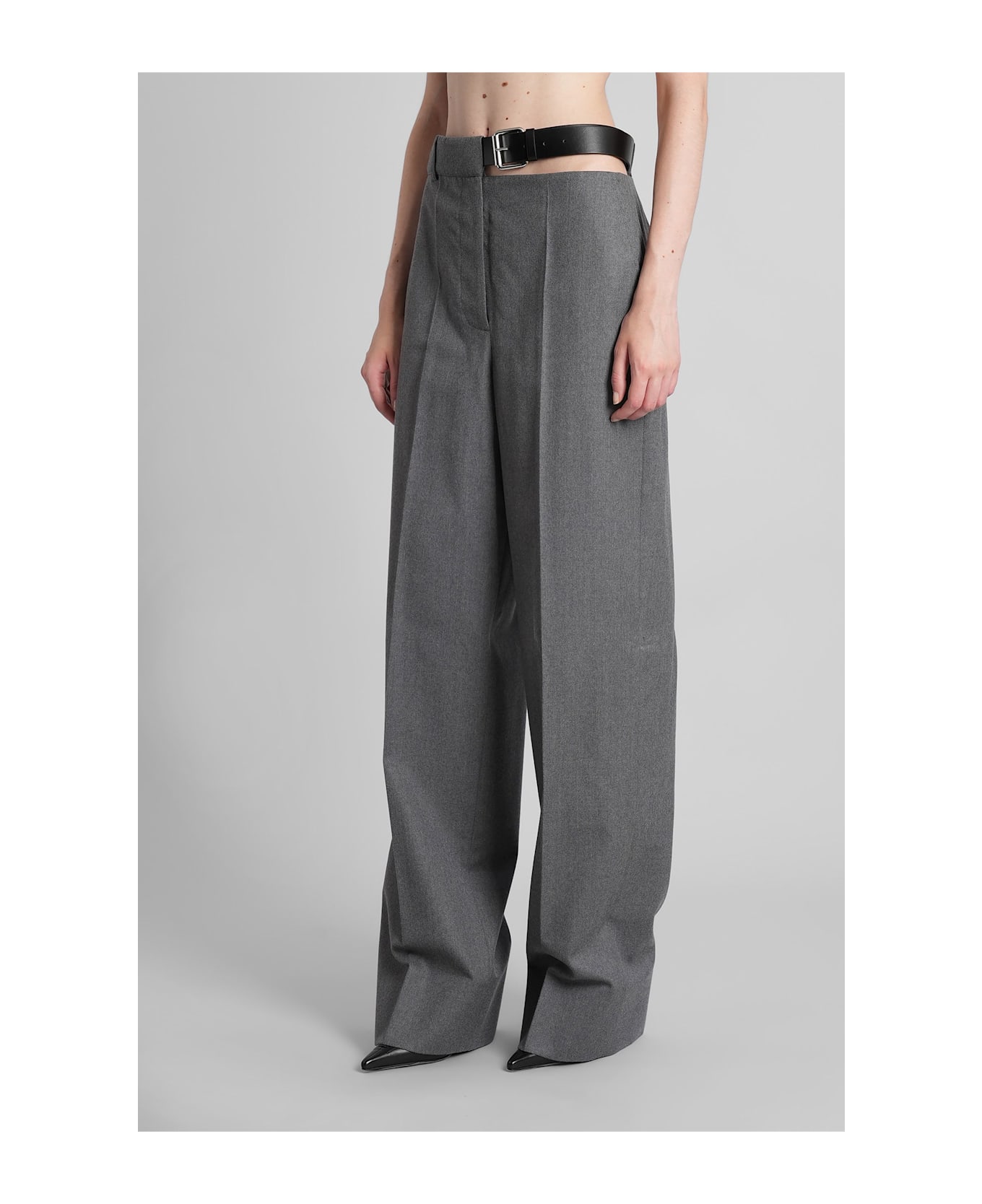 Stella McCartney Pants In Grey Polyester - grey