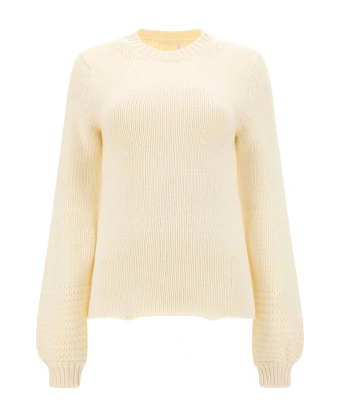 Chloé Cashmere And Wool Pullover - White