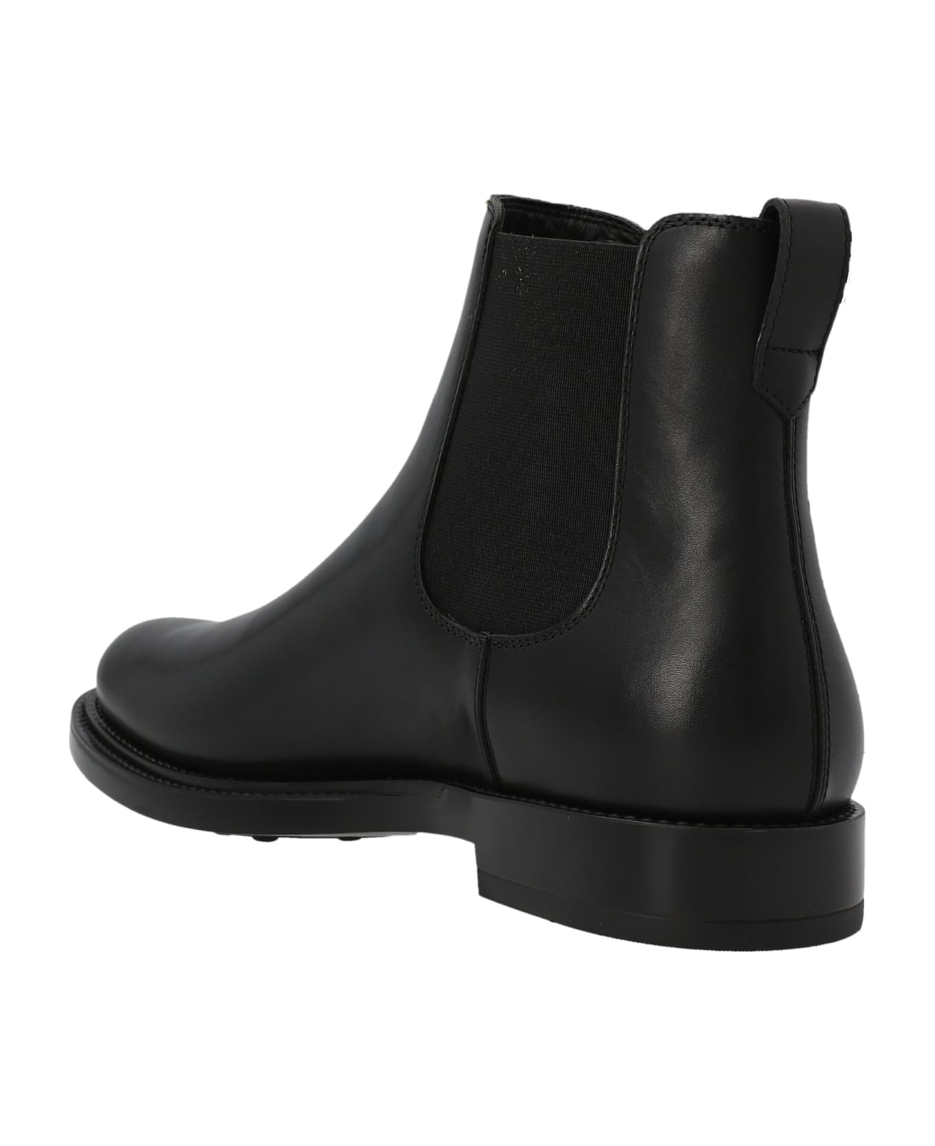 Tod's Suede Leather Chelsea Boots - Black