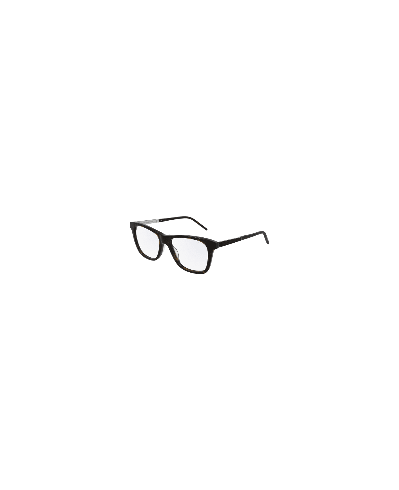 Saint Laurent Eyewear Sl M83002 Havana Silver Transpa - 002 havana silver transpa