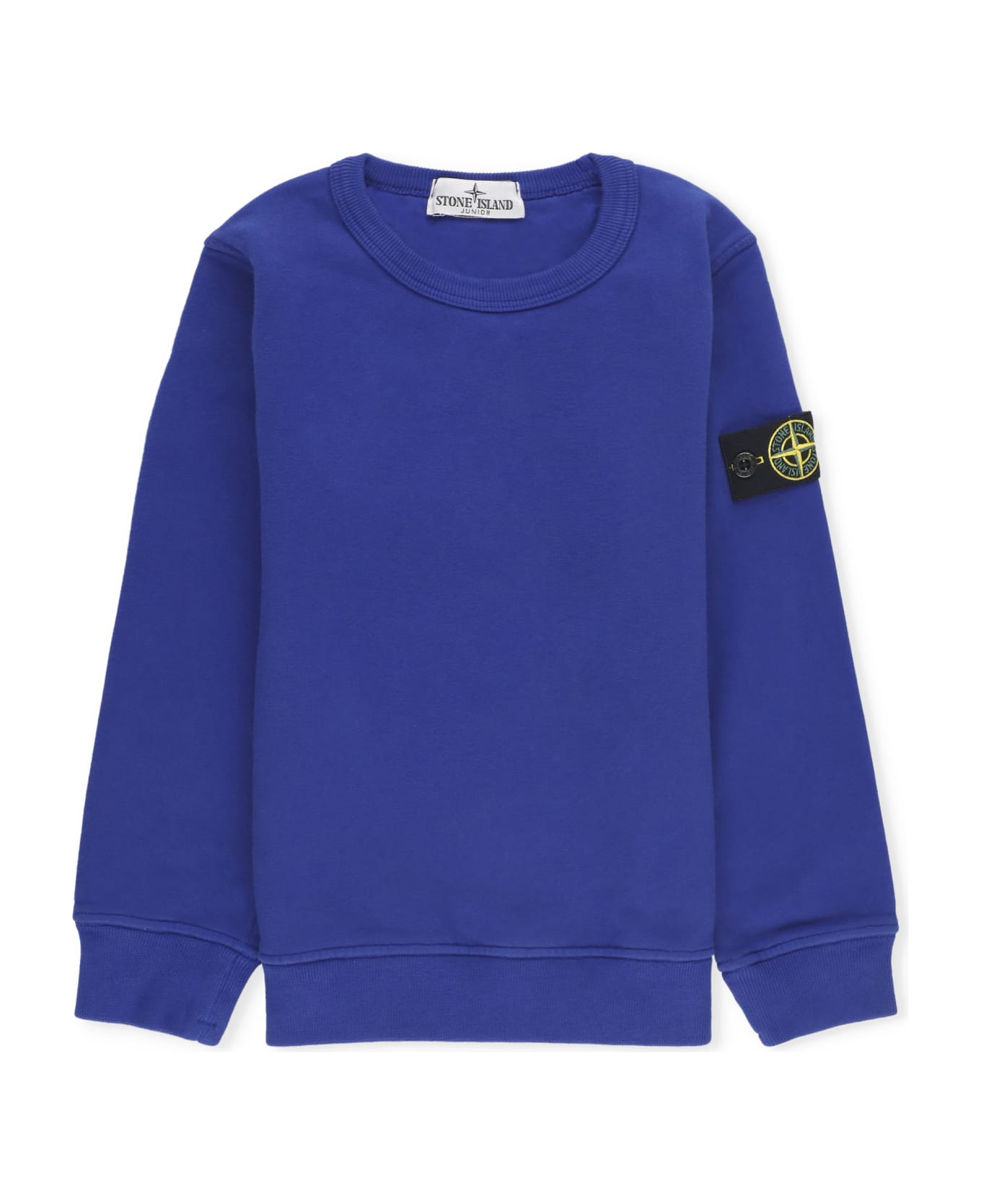 Stone Island Sweatshirt With Logo - Blue