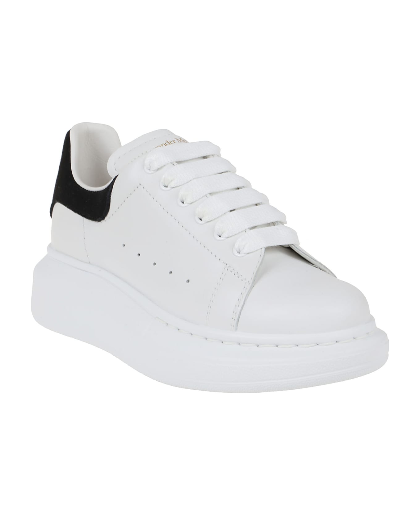 Alexander McQueen Leather Upper And Rubber - White Black