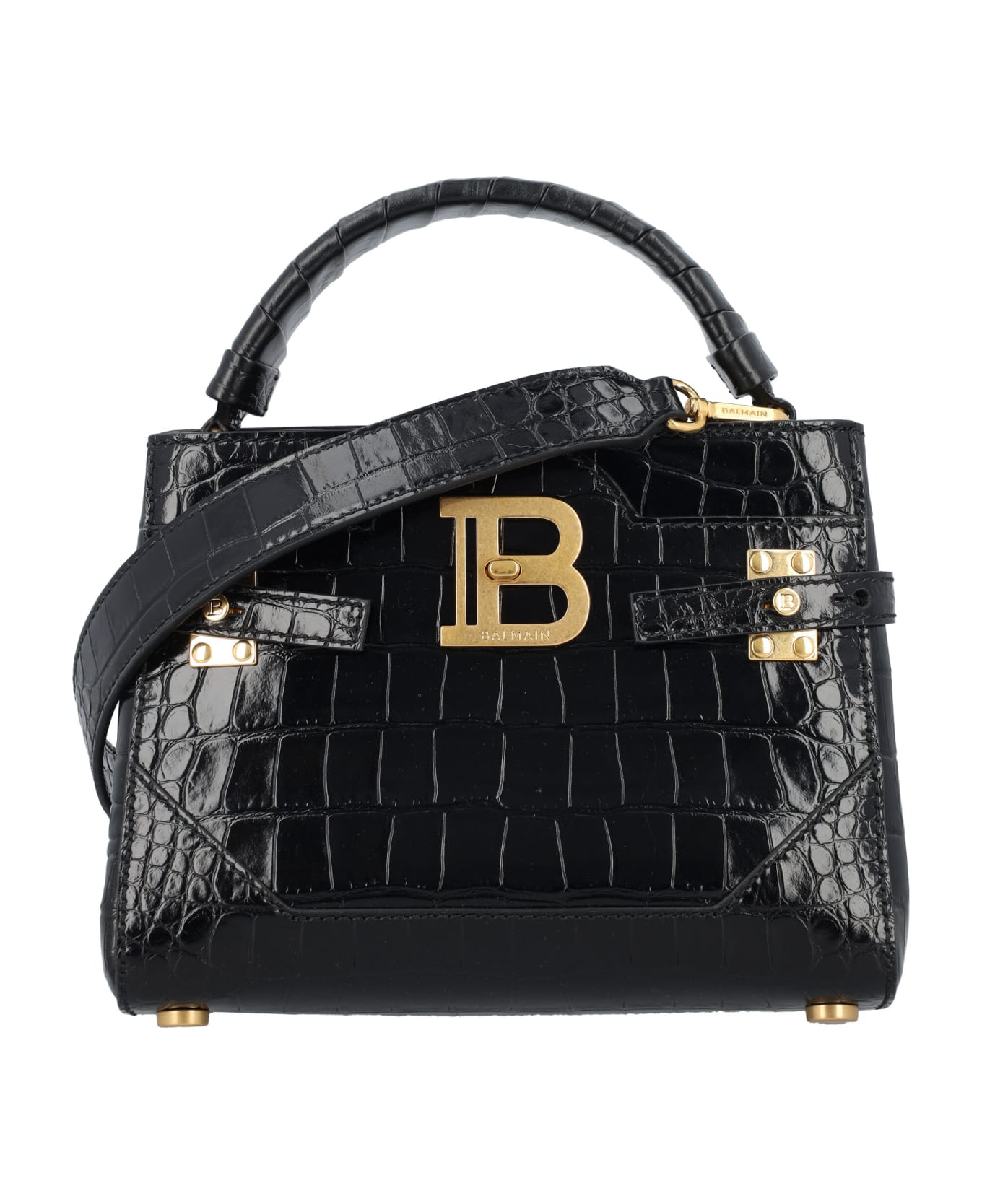 Balmain B-buzz 22 Hand Bag - BLACK