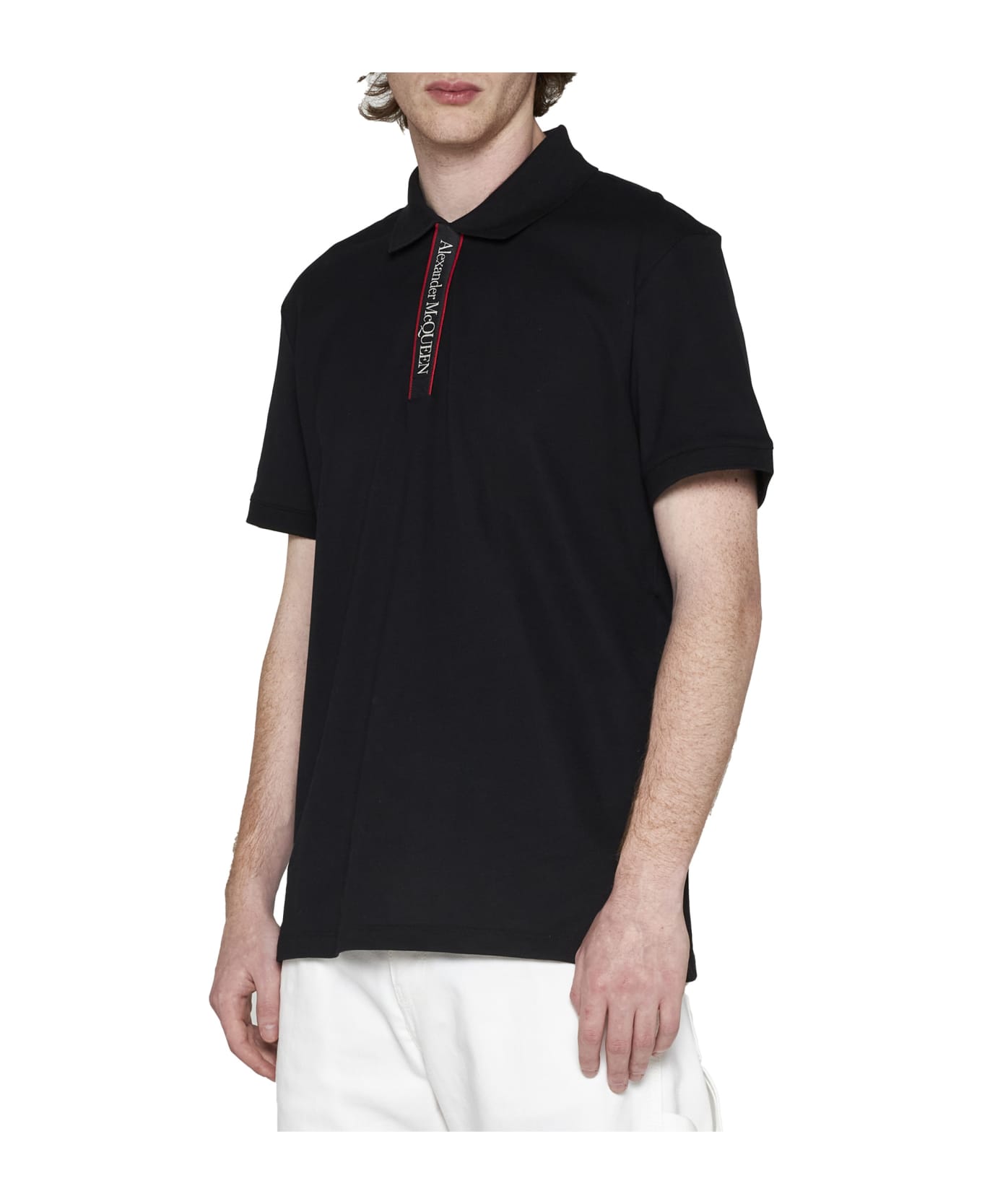 Alexander McQueen Polo Shirt - Black Mix