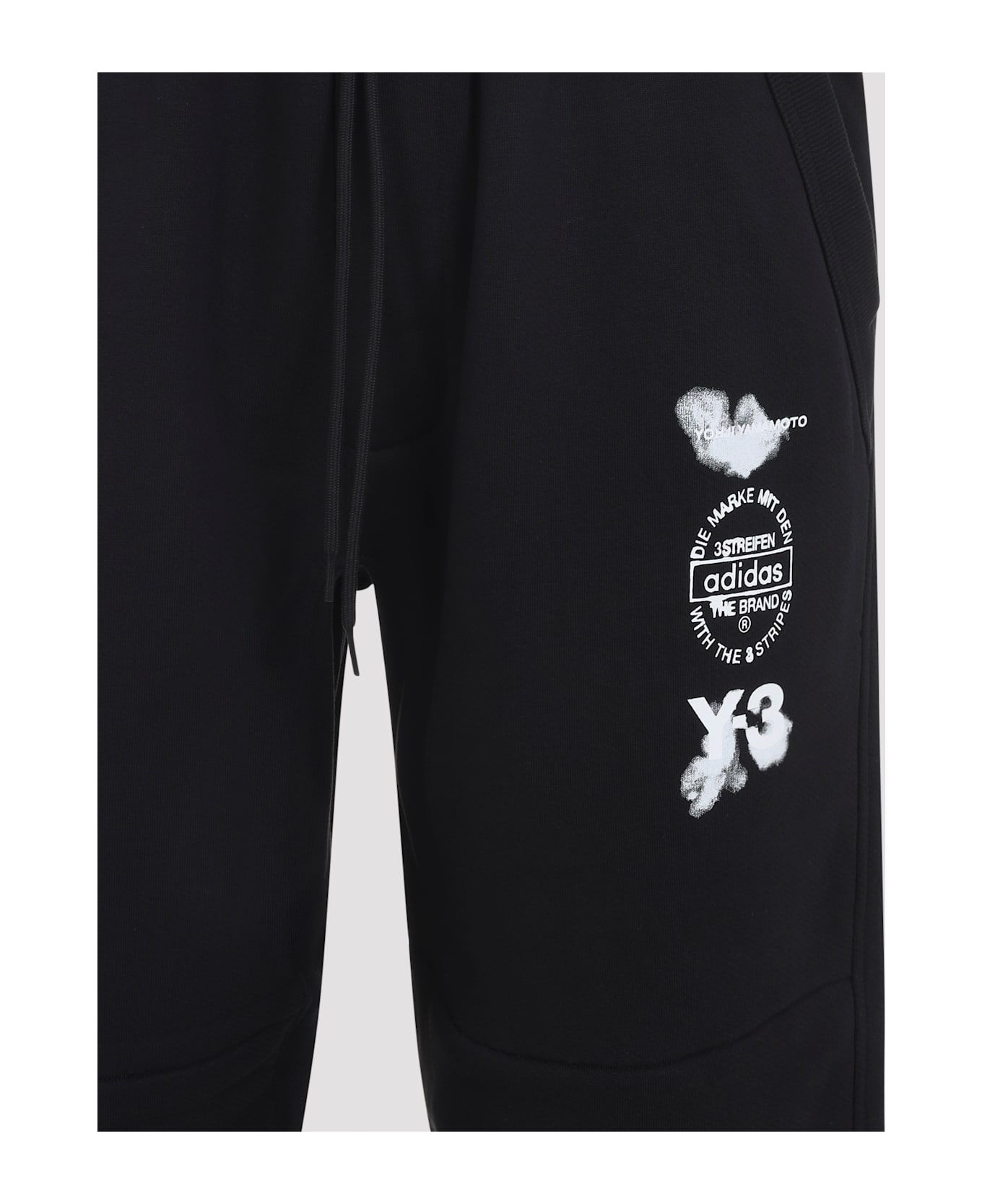 Y-3 Cuffed Track Pants - Black