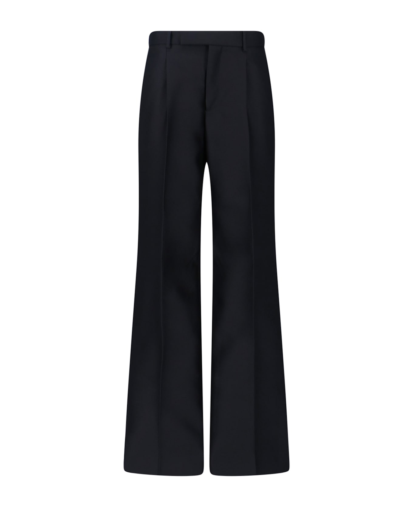 Gucci Wool And Silk Pants - Black  