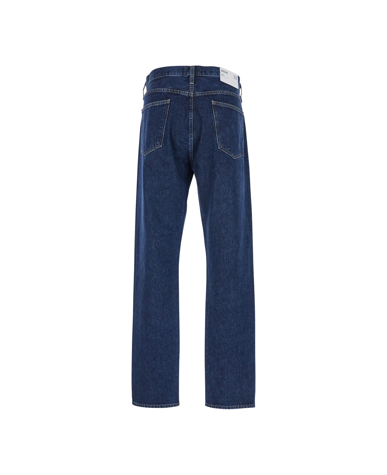 AGOLDE Blue Five-pocket Jeans In Denim Man - Blu