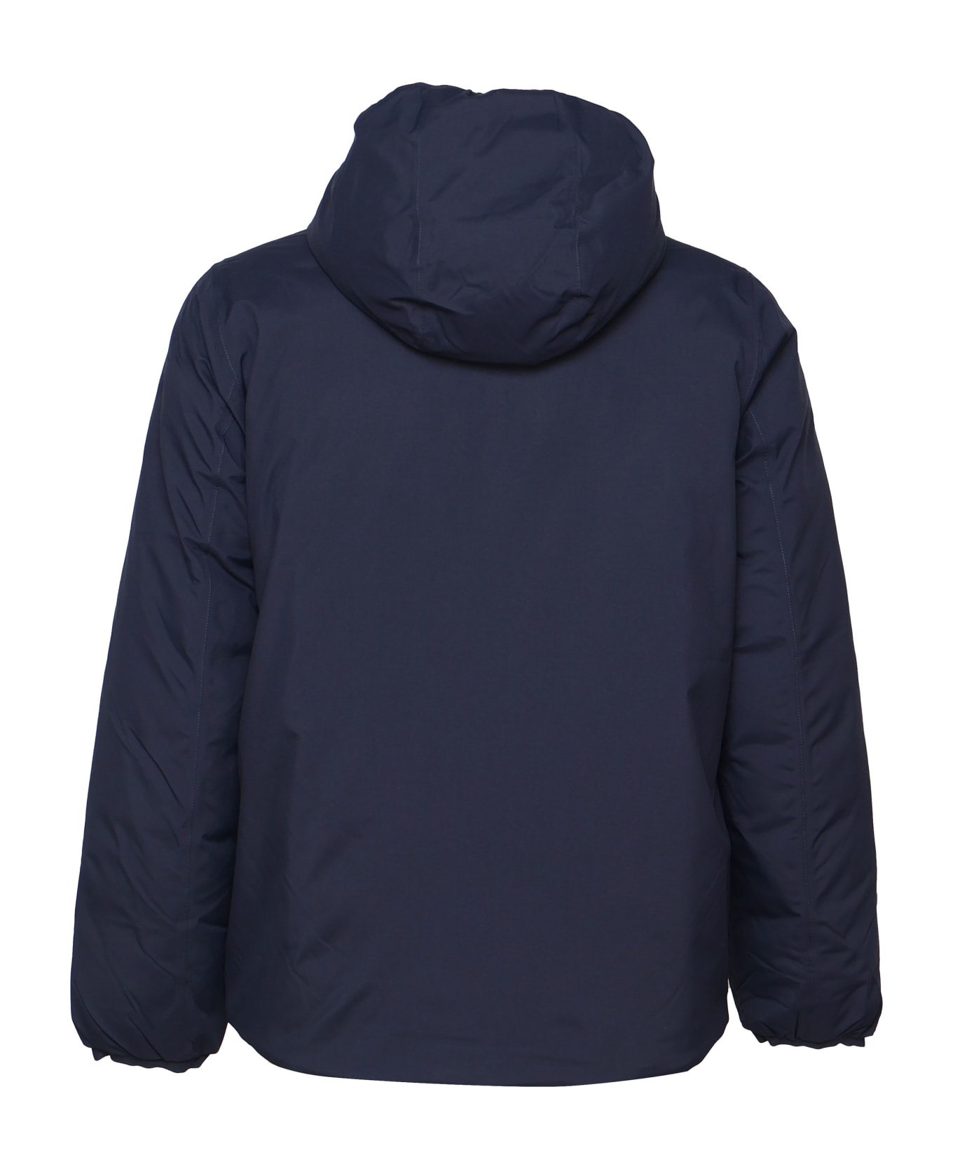 K-Way Water-repellent Waterproof Fabric Jacket - blue dark