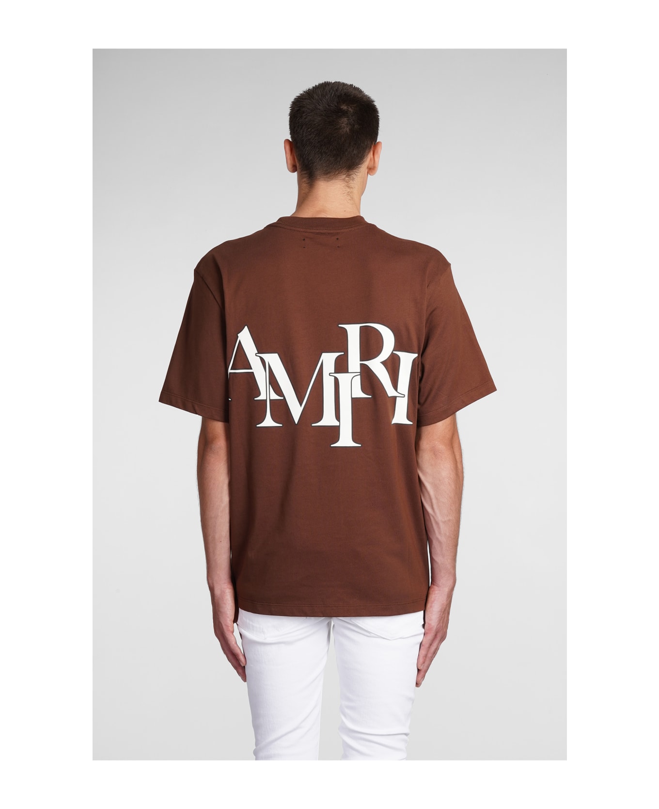 AMIRI T-shirt In Brown Cotton - brown