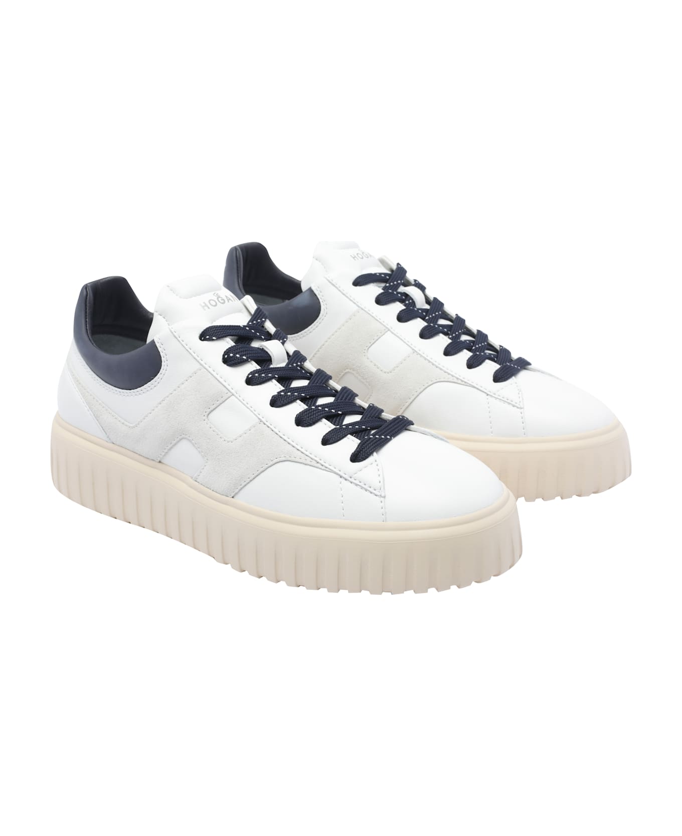 Hogan H-stripes Sneakers - Bianco