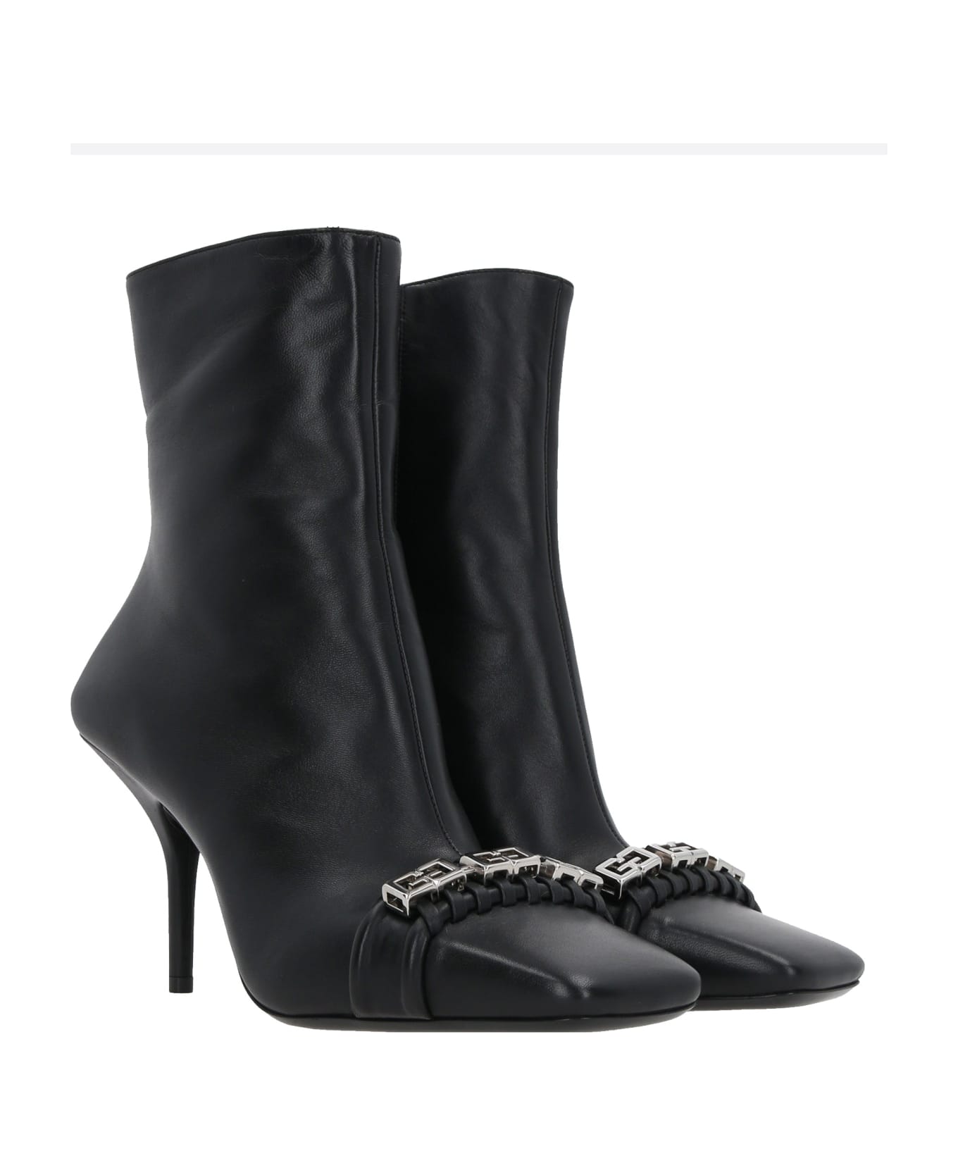 Givenchy Leather Boots - Black ブーツ