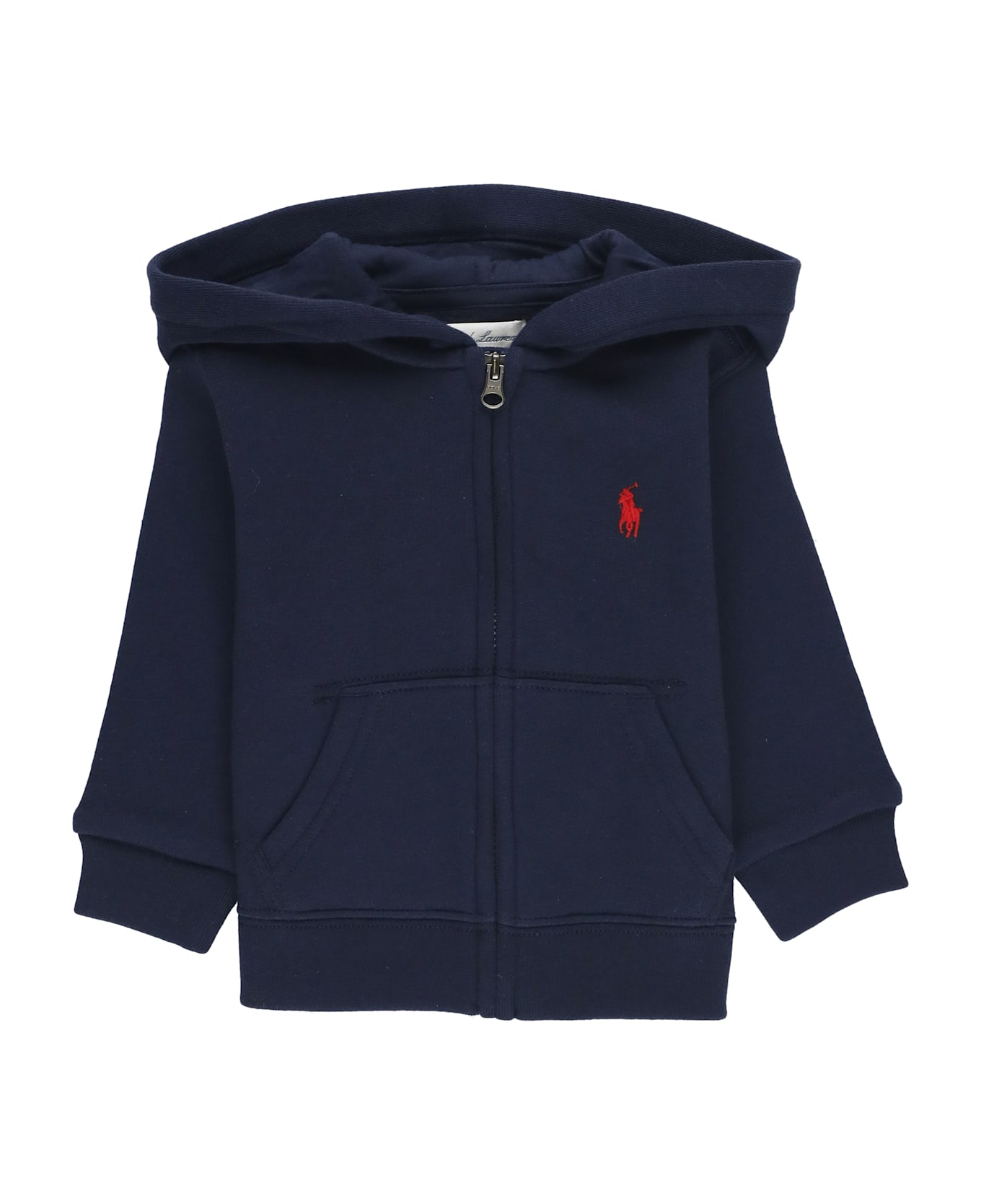 Ralph Lauren Hoodie With Pony - Blue