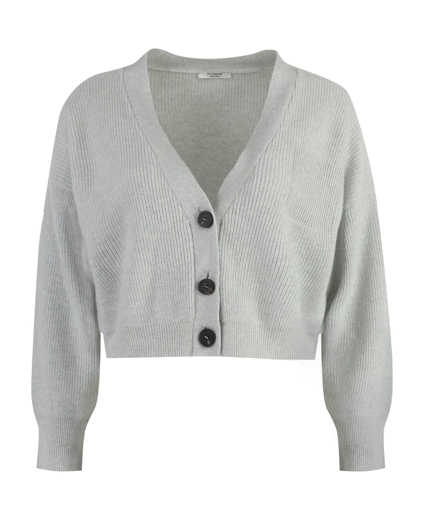 Peserico Wool-blend Cardigan - grey