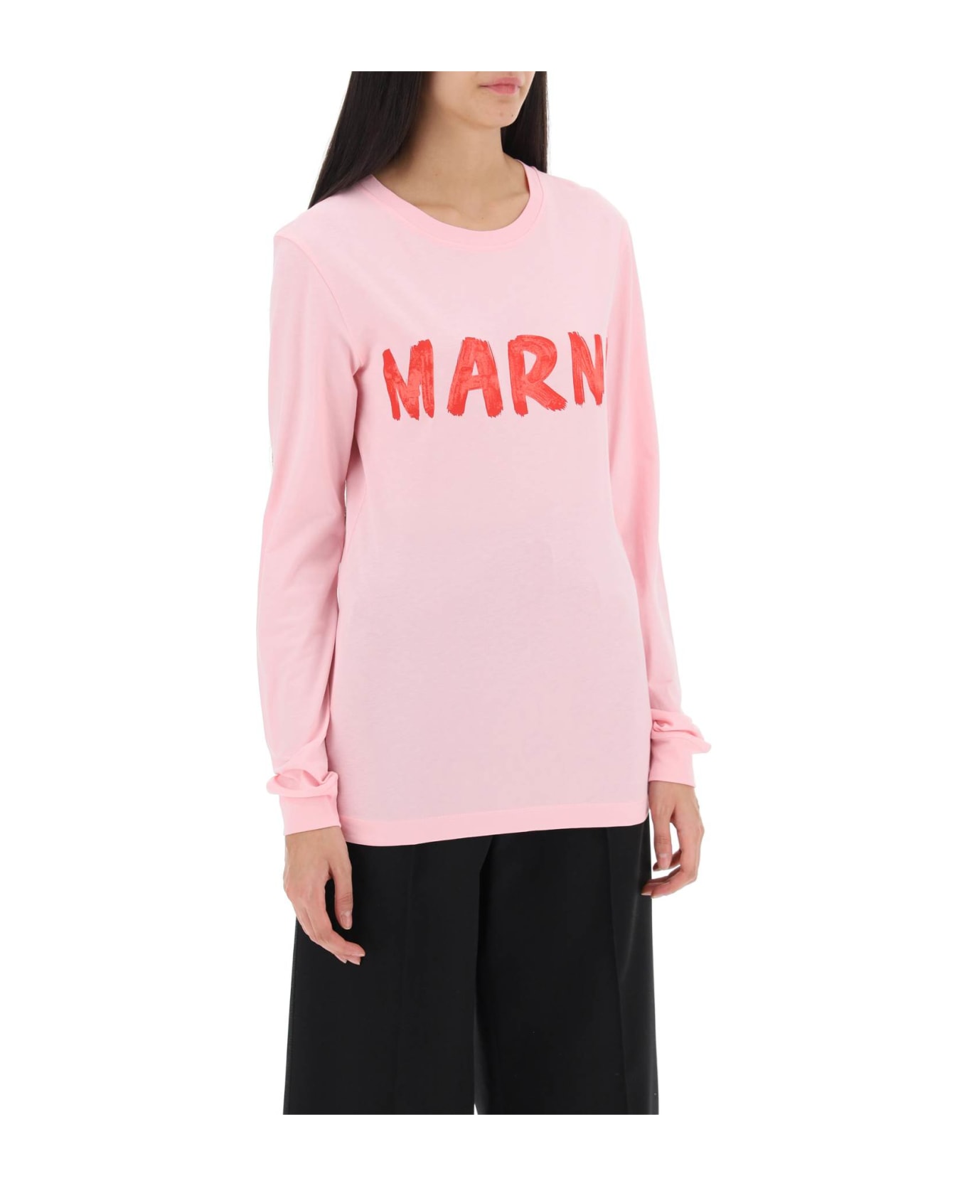 Marni Logo T-shirt - Pink Tシャツ
