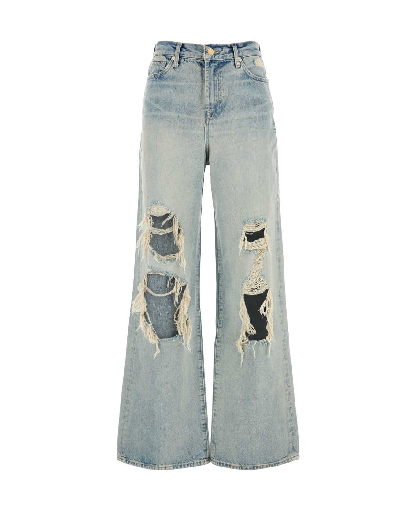 7 For All Mankind Denim Wide-leg Jeans - LIGHTBLUE