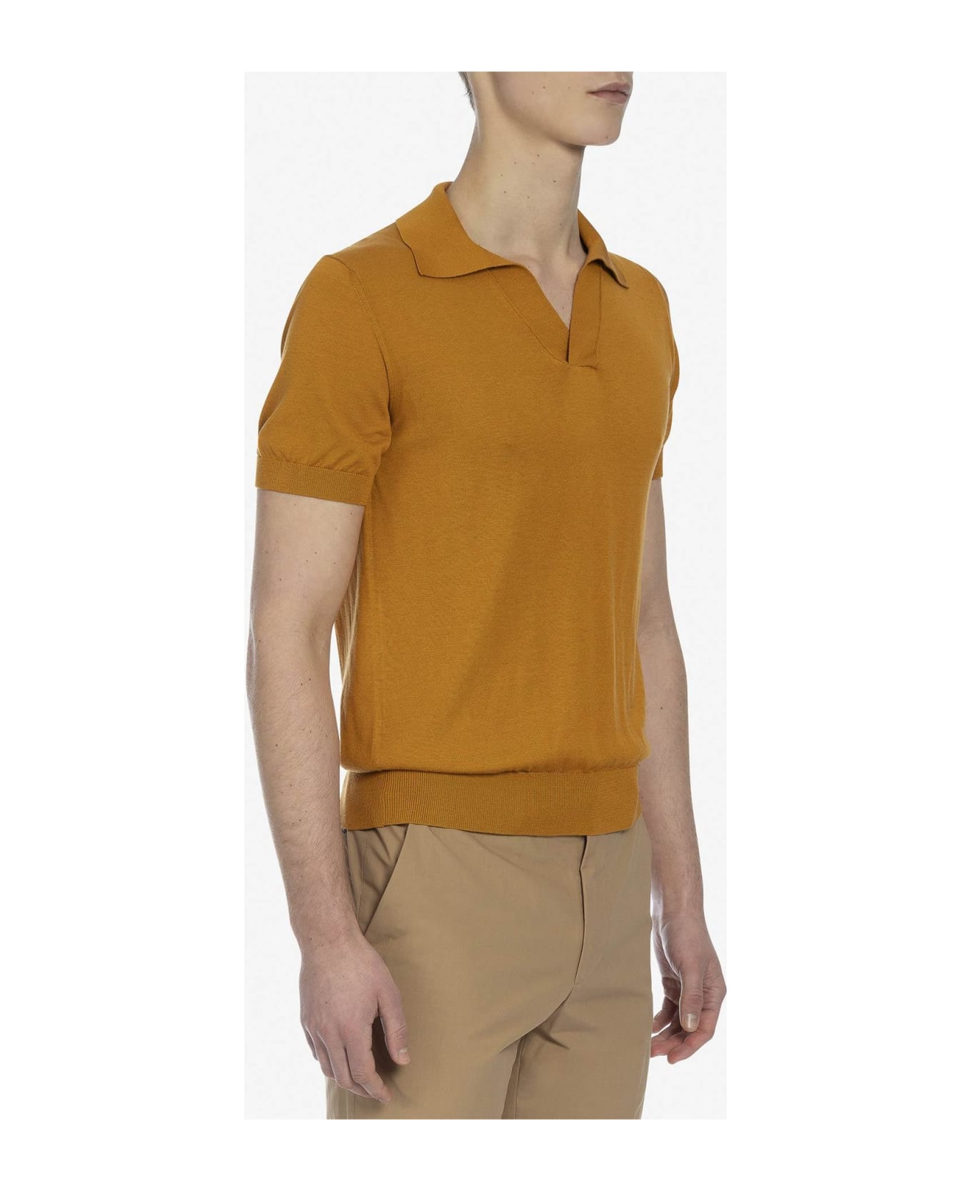 Larusmiani 'harry' Polo Polo Shirt - Yellow ポロシャツ