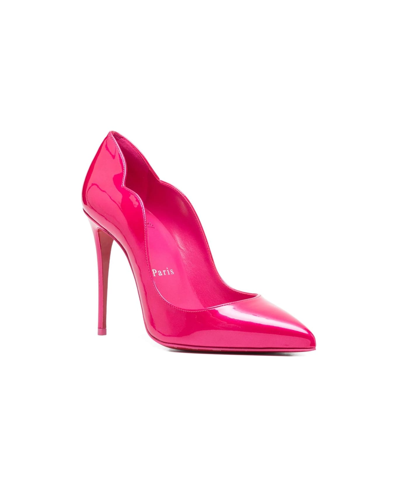 Christian Louboutin Hot Chick Patent Leather Pumps - Fuchsia
