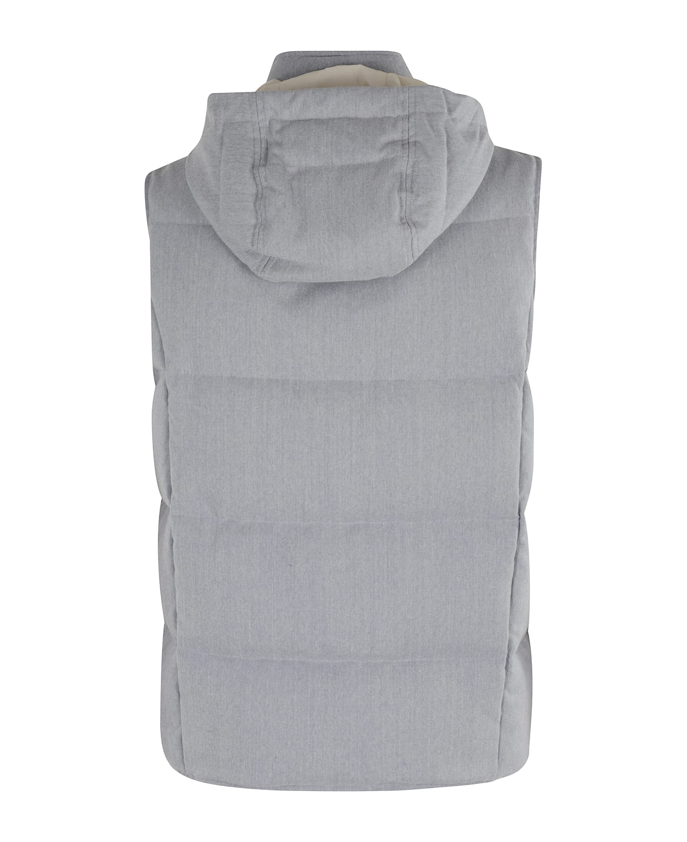 Eleventy Gilet Cappuccio Staccabile - Denim