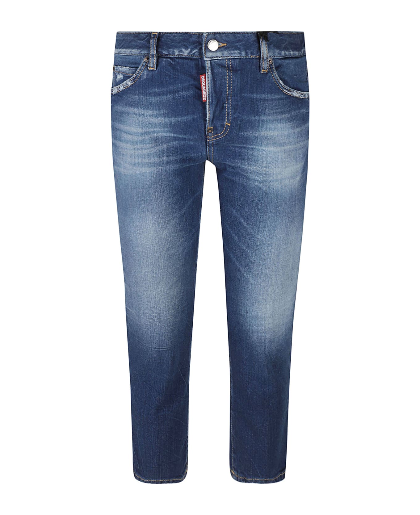 Dsquared2 Cool Girl Cropped Jeans - Navy Blue