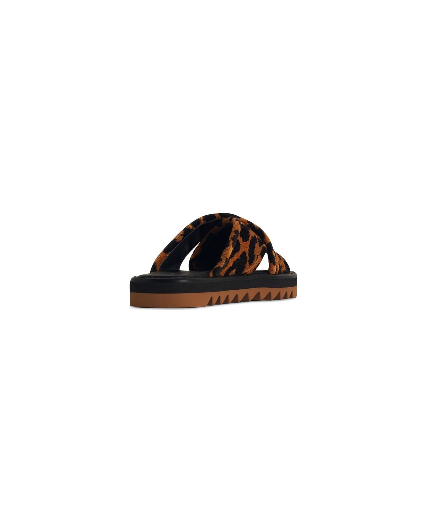 Stella McCartney 
leo
 Multicoloured Leather Blend Slippers - Multicolor サンダル