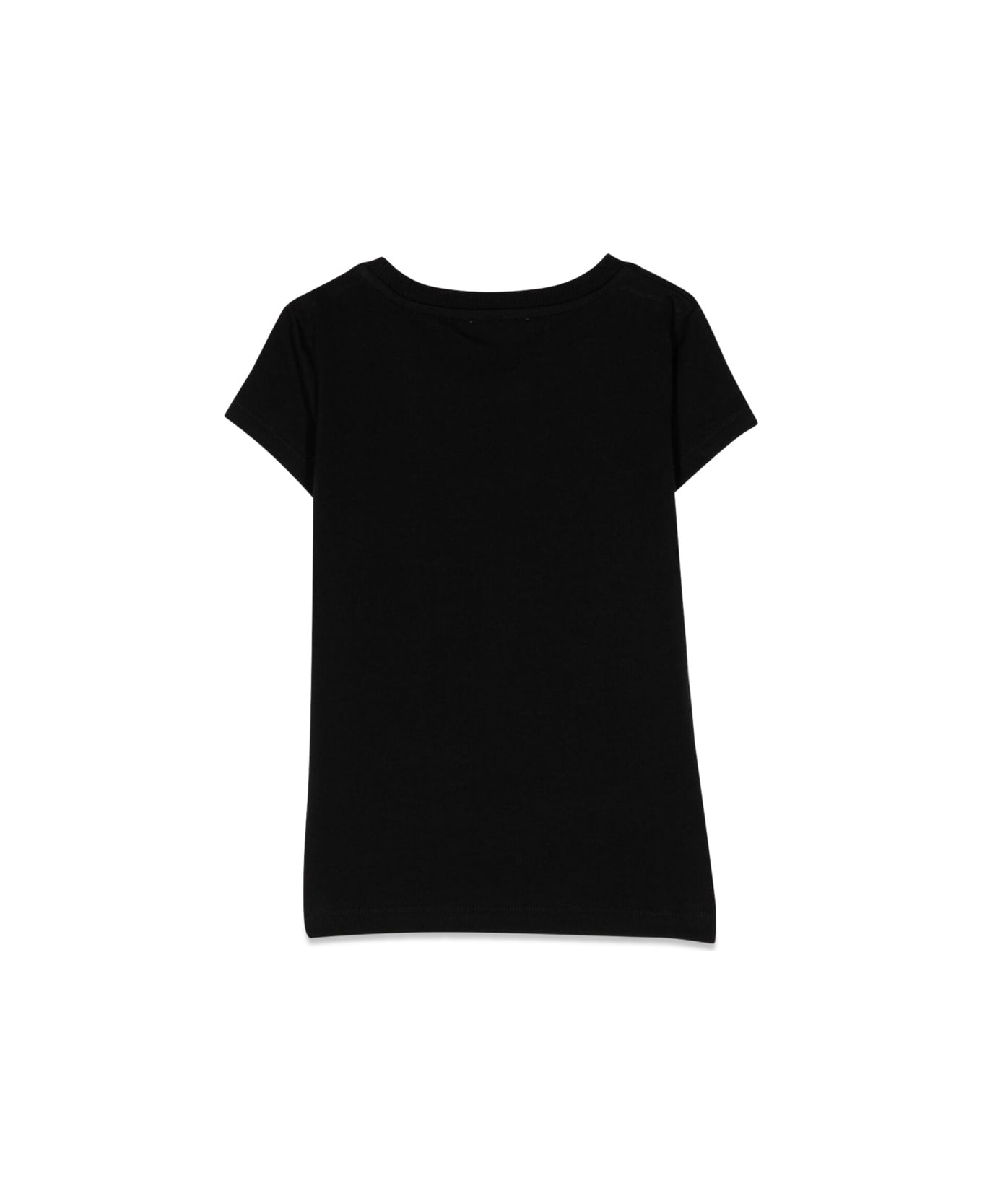 Moschino Short Sleeve Logo T-shirt - BLACK