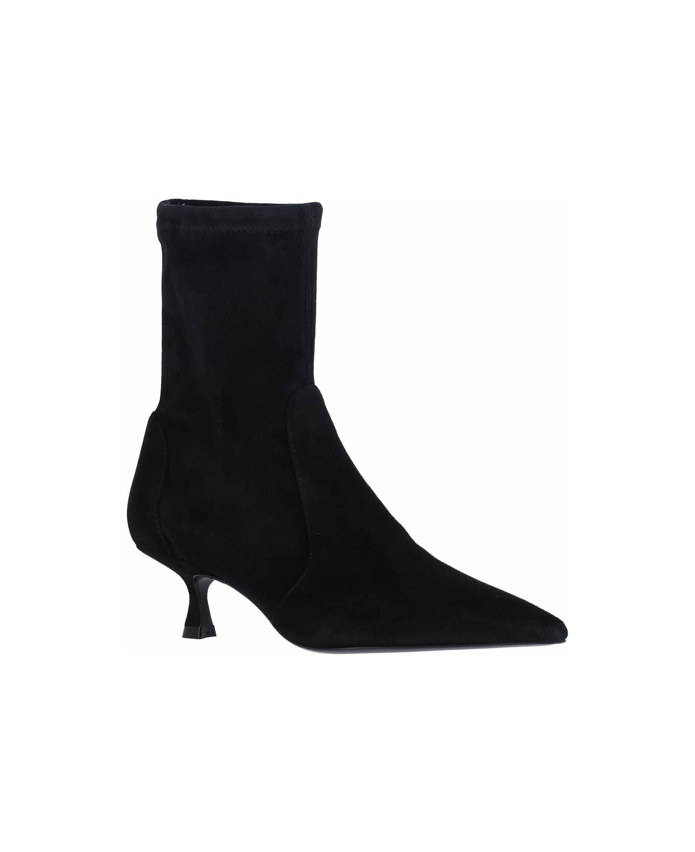 Stuart Weitzman 'naomi 50' Ankle Boots - Black  