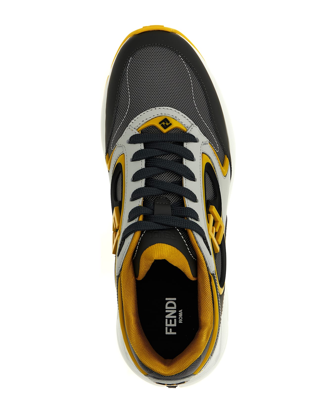 スニーカー FENDI FORWARD SNEAKERS Fendi Forward sneakers Technical fabric Gray | Fendi