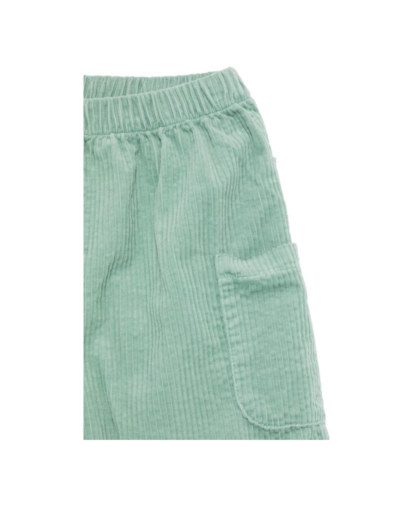 Teddy & Minou Pantaloni A Coste - Green ボトムス