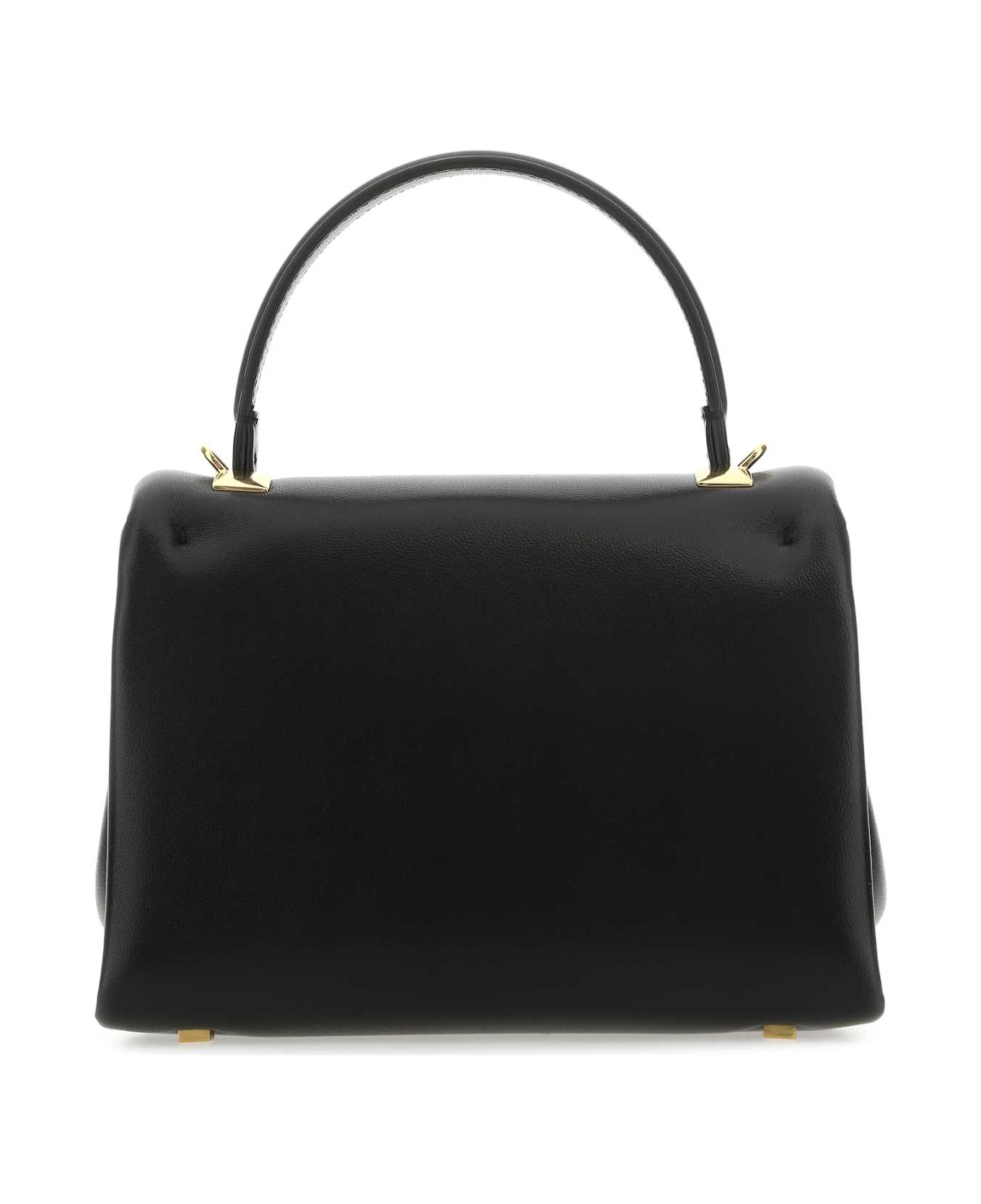 Valentino Garavani Black Nappa Leather Mini One Stud Handbag - 0NO