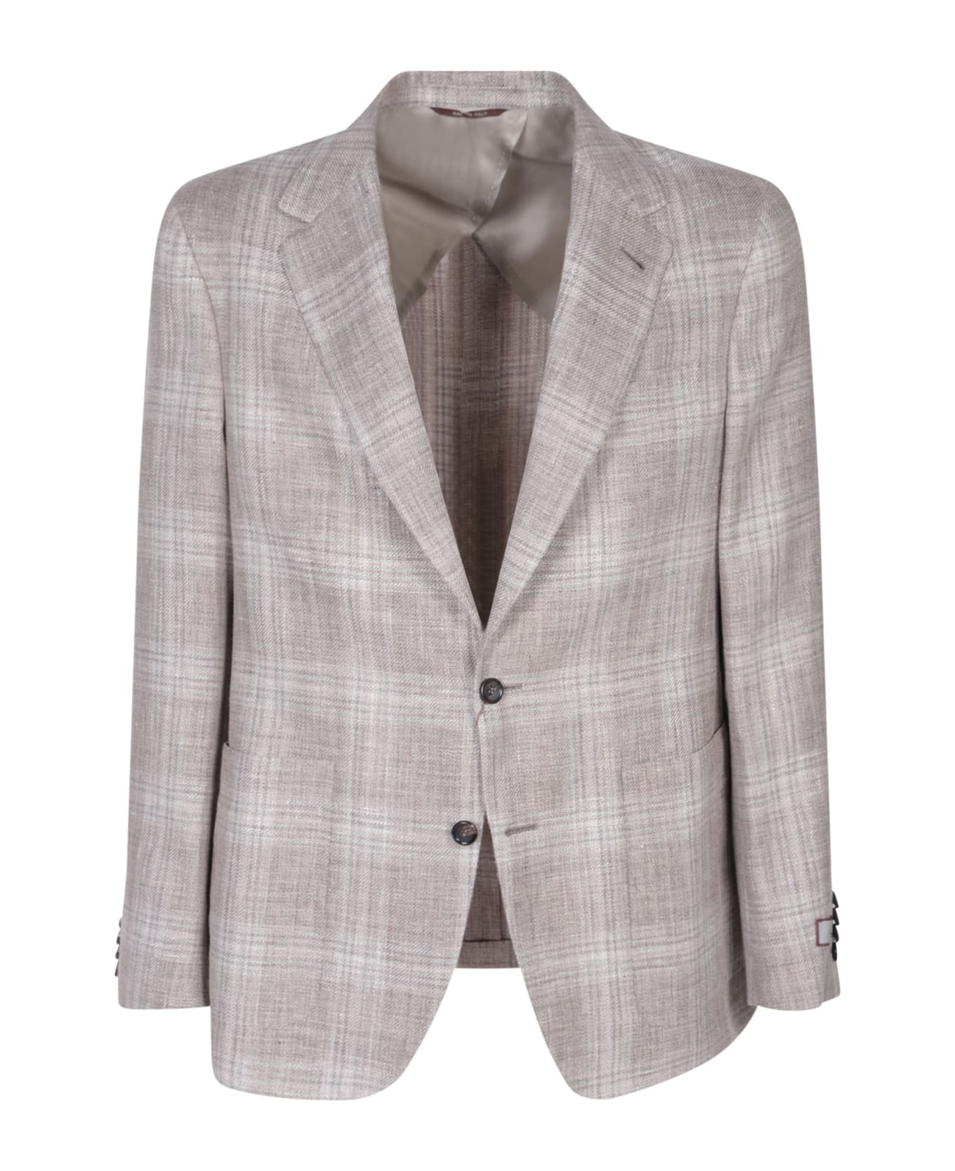 Canali Single-breasted Brown Jacket - Brown