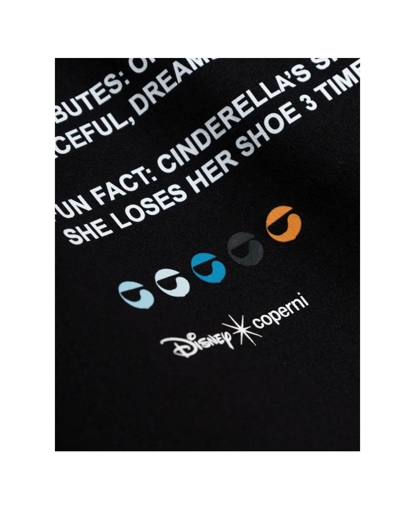 Coperni Disney Cinderella T-shirt - Black