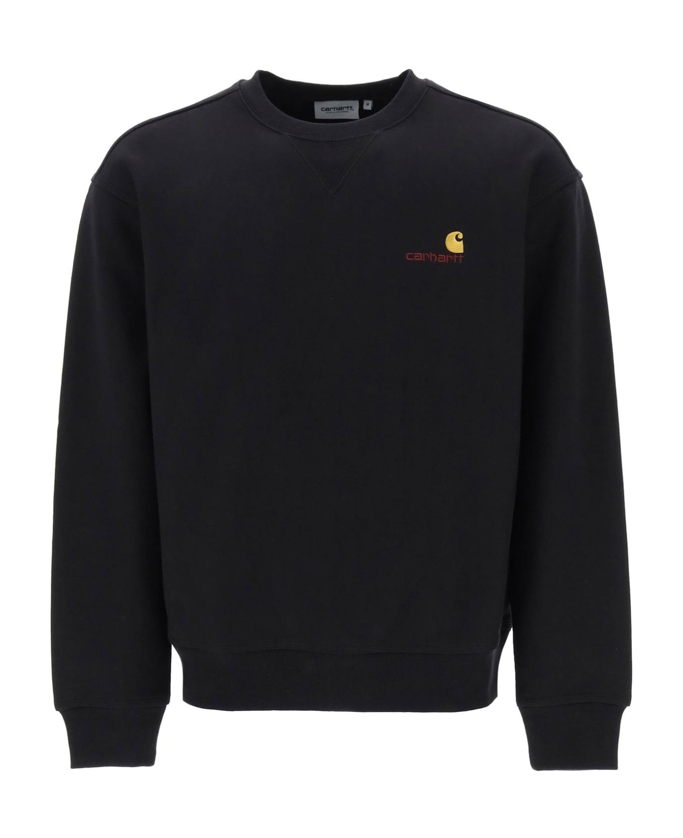 Carhartt Sweatshirt With Logo - BLACK フリース
