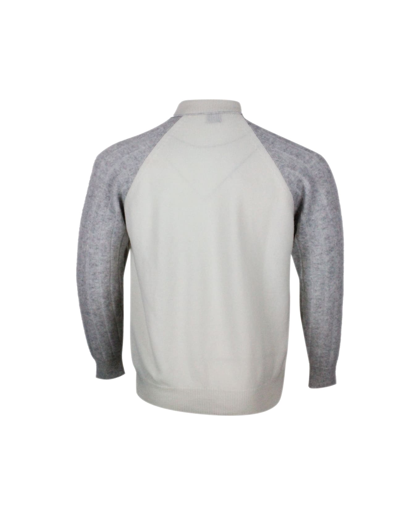 Eleventy Sweater - Bianco - grigio