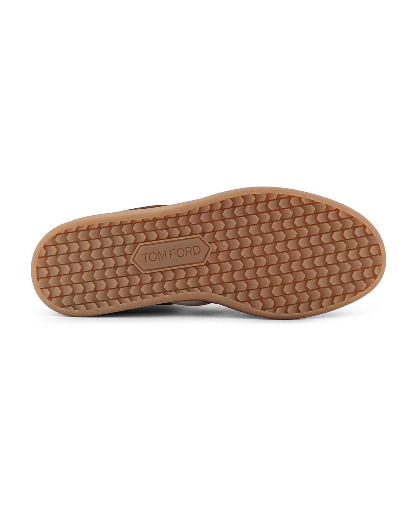 Tom Ford Low-top Suede Sneakers - WALNUT AMBER