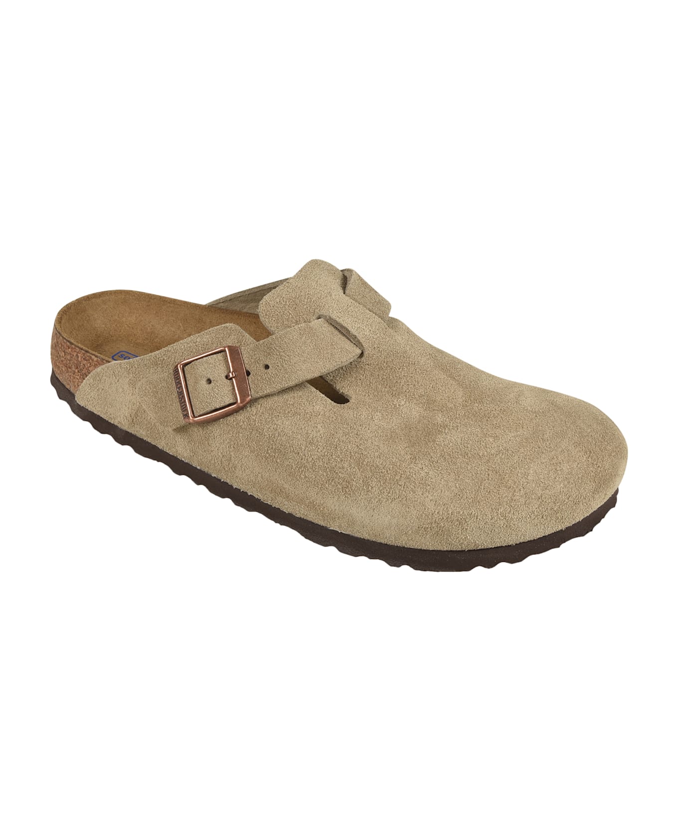 Birkenstock Boston Bs Taupe Mules - Taupe