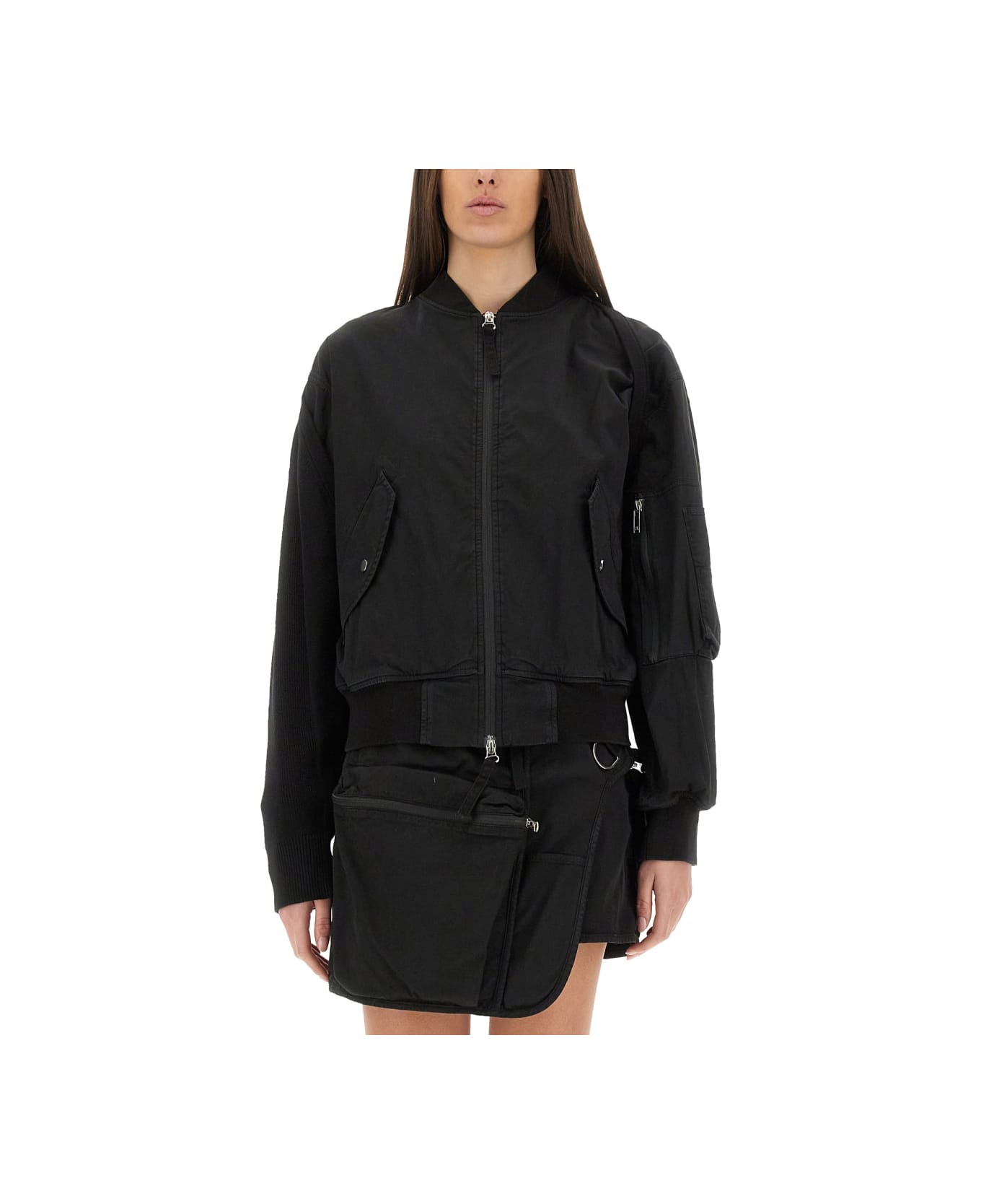 Helmut Lang Bomber "ma1" - BLACK