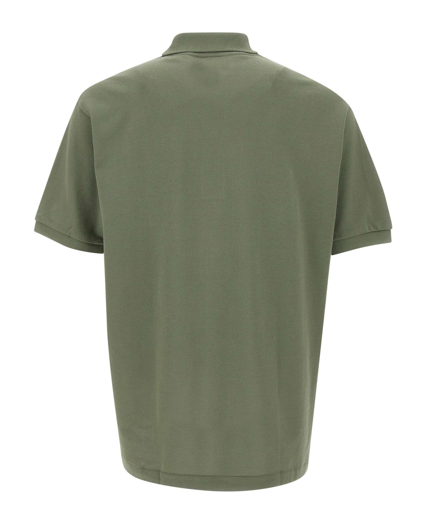Lacoste Piquet Cotton Polo Shirt - GREEN ポロシャツ