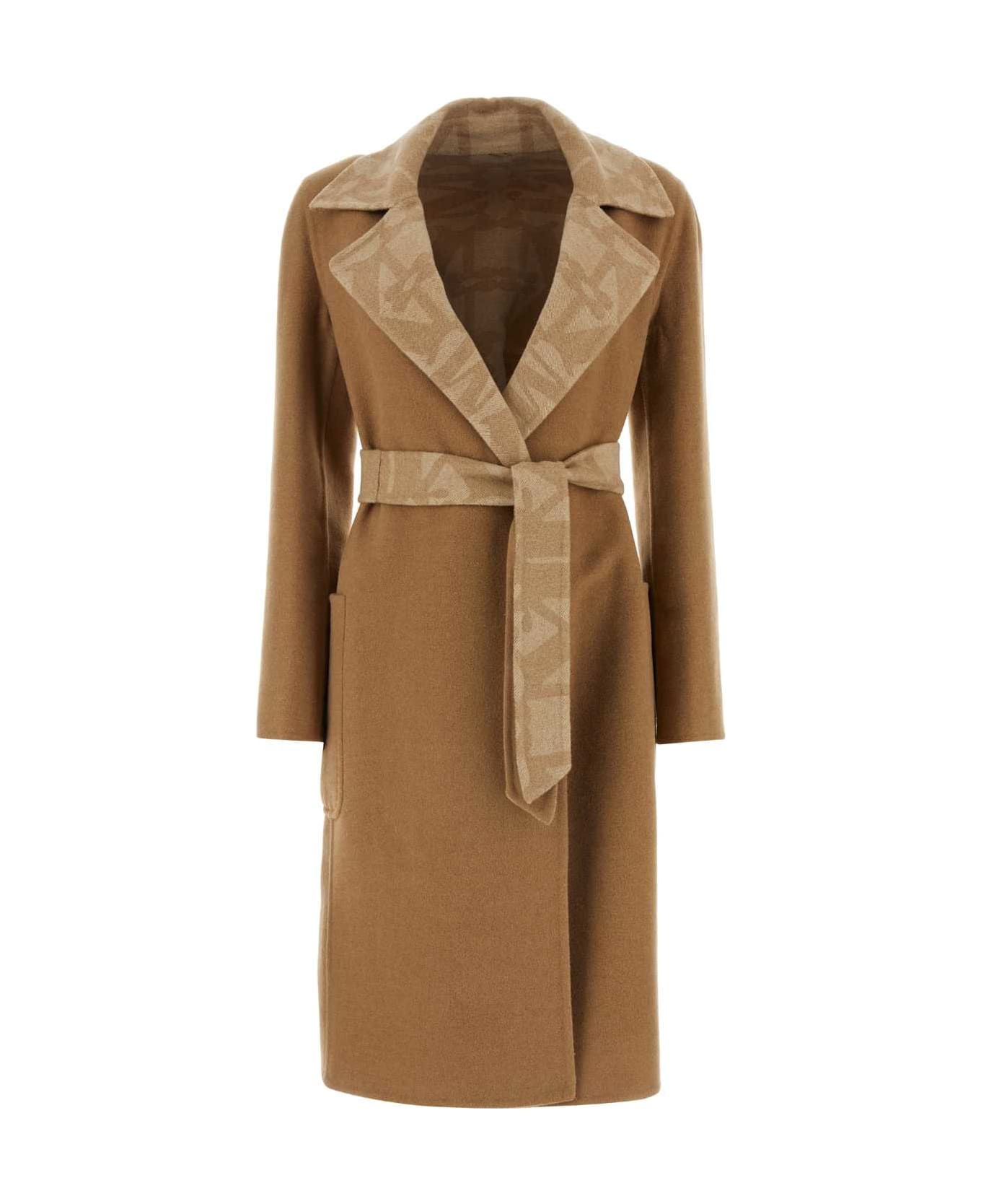 Max Mara Biscuit Camel Abito Coat - CAMMELLO