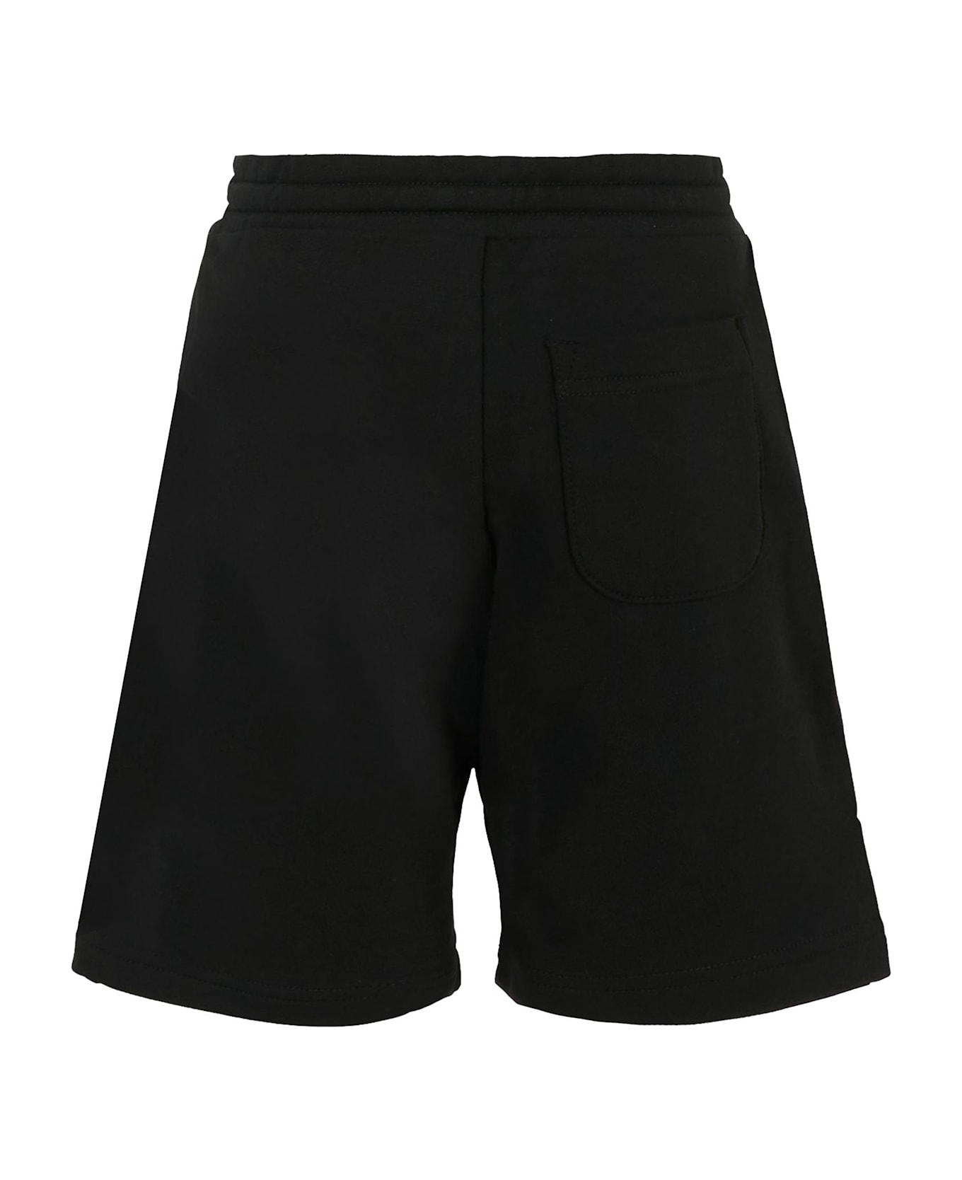 Diesel Black Shorts For Boy With Logo - Black