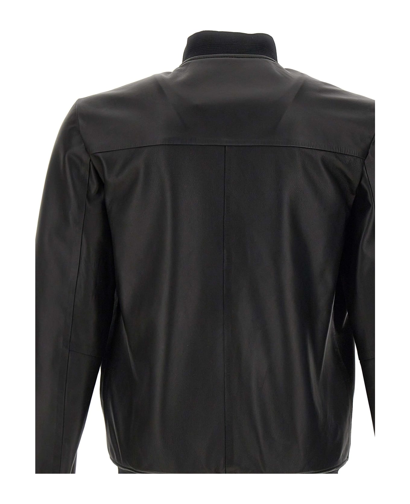 Brian Dales Leather Jacket - BLACK レザージャケット