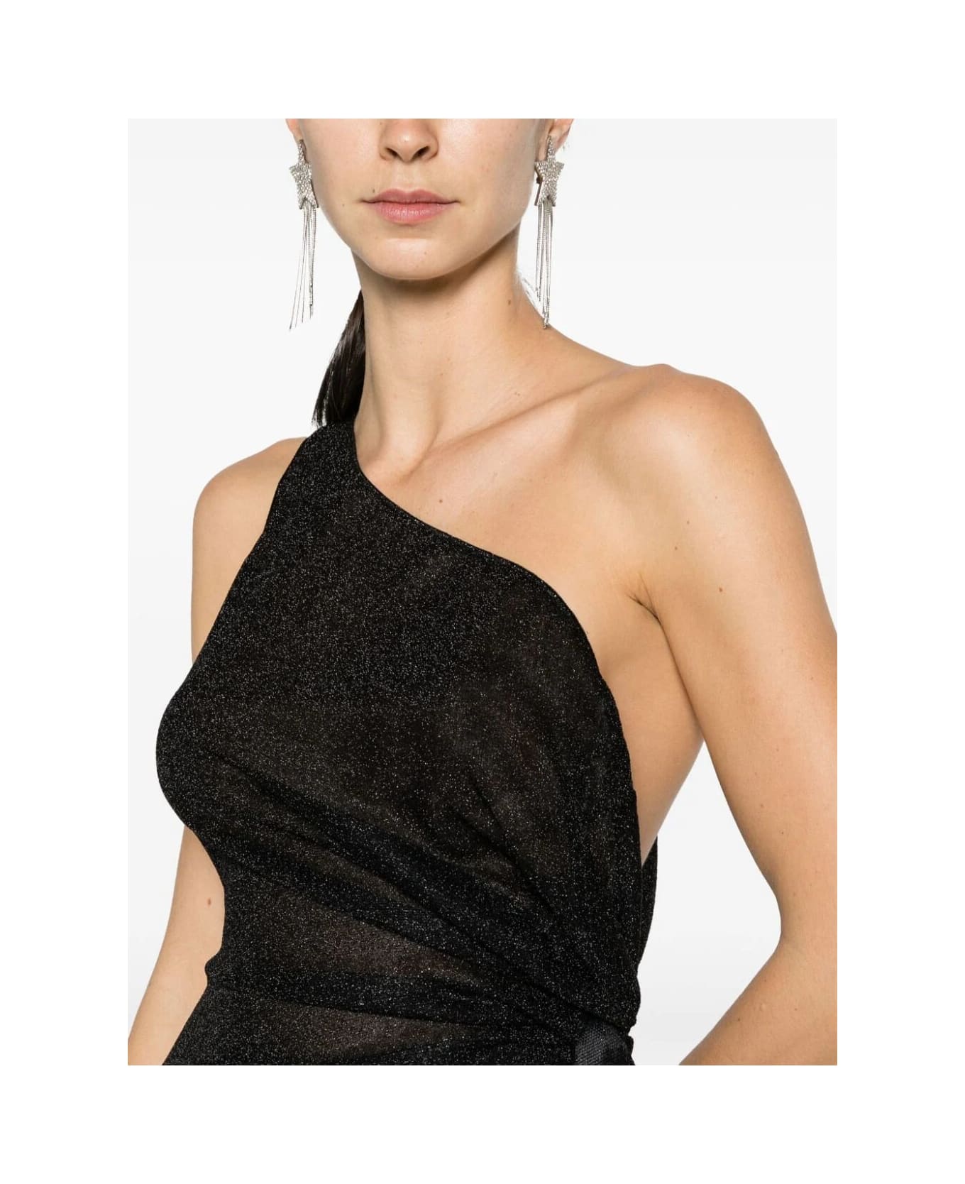 Oseree Long Dress Lumiere - Black