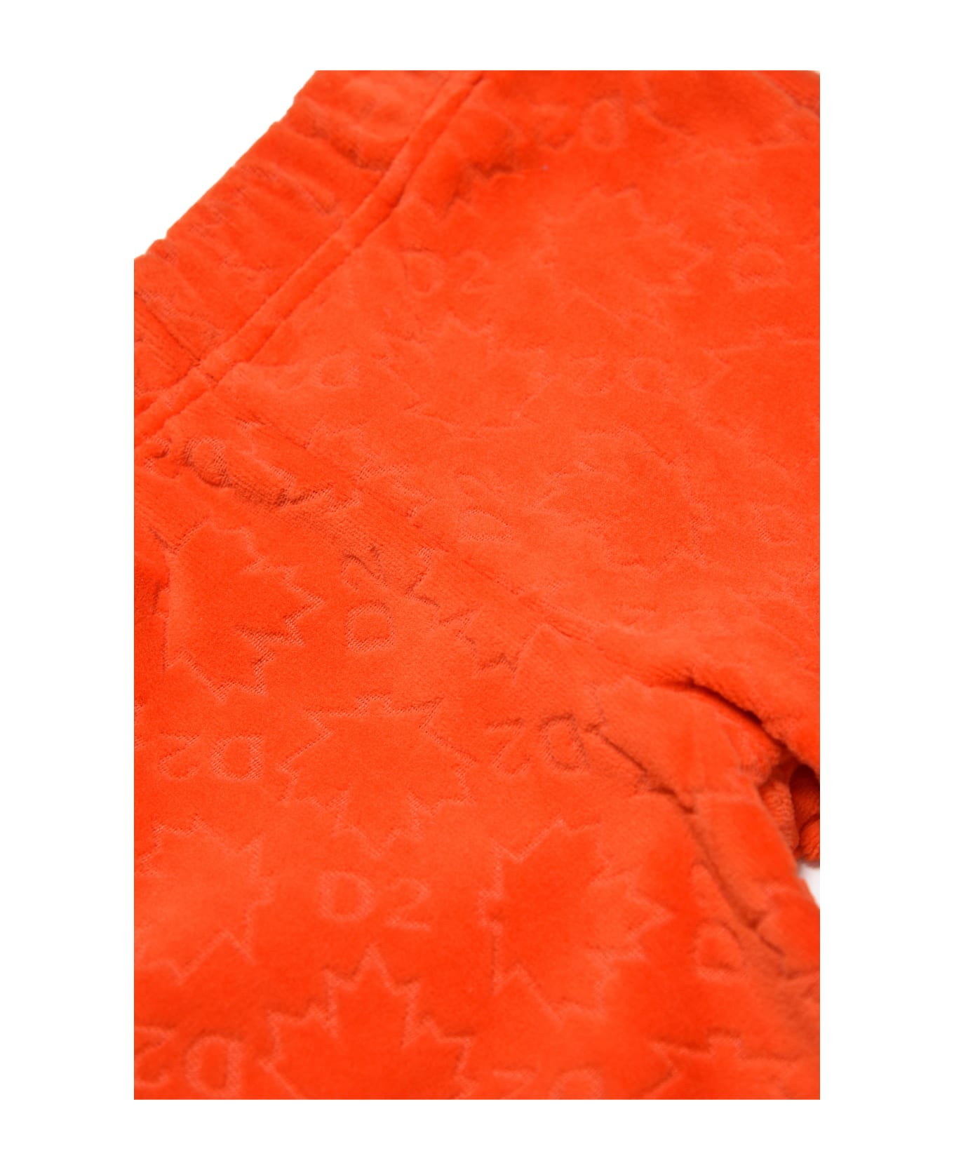 Dsquared2 Sports Trousers With Embossed Logo - Orange ボトムス
