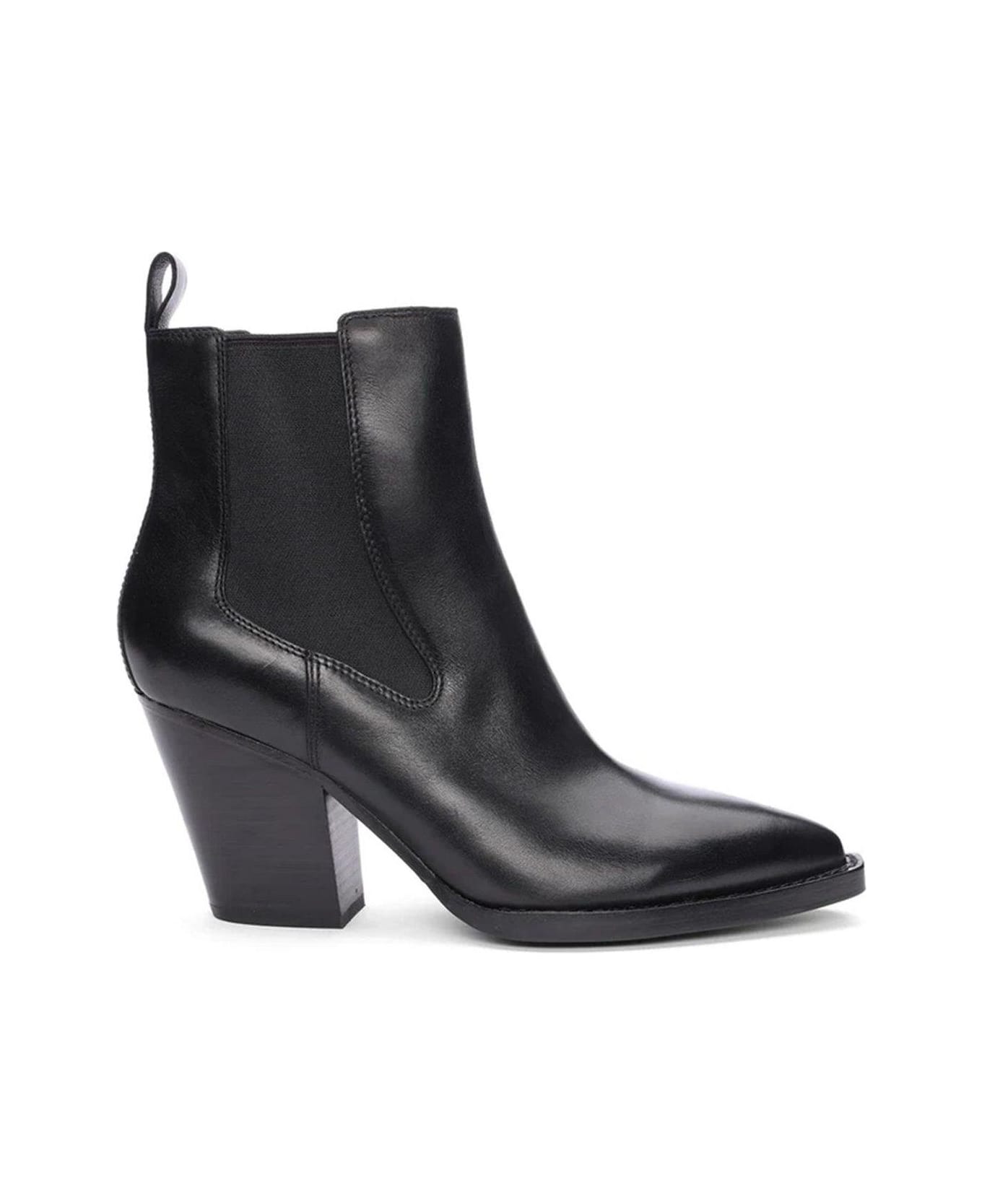 Ash Pointed-toe Ankle Boots Boots - NERO