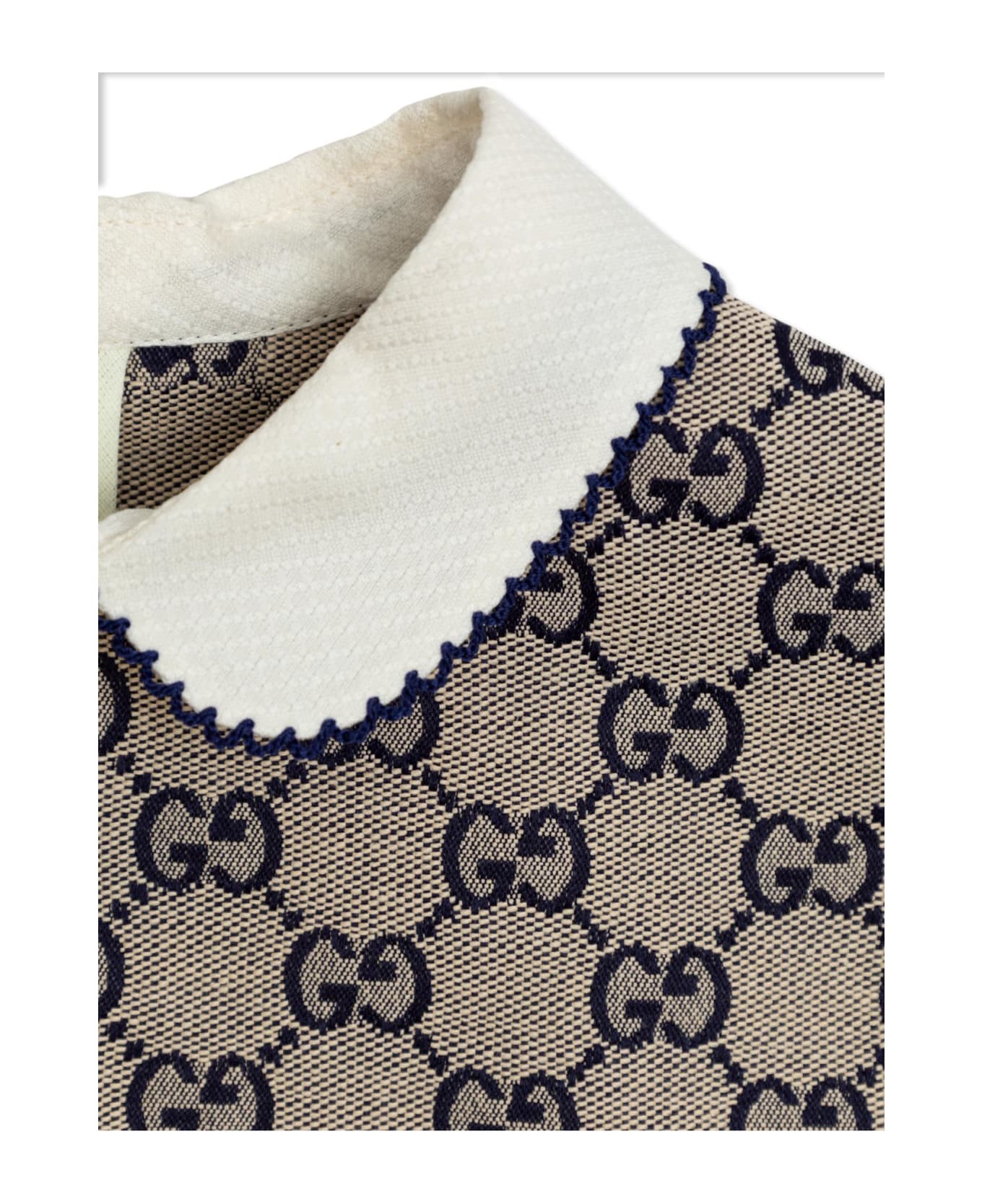 Gucci Kids Dress With Gg Pattern