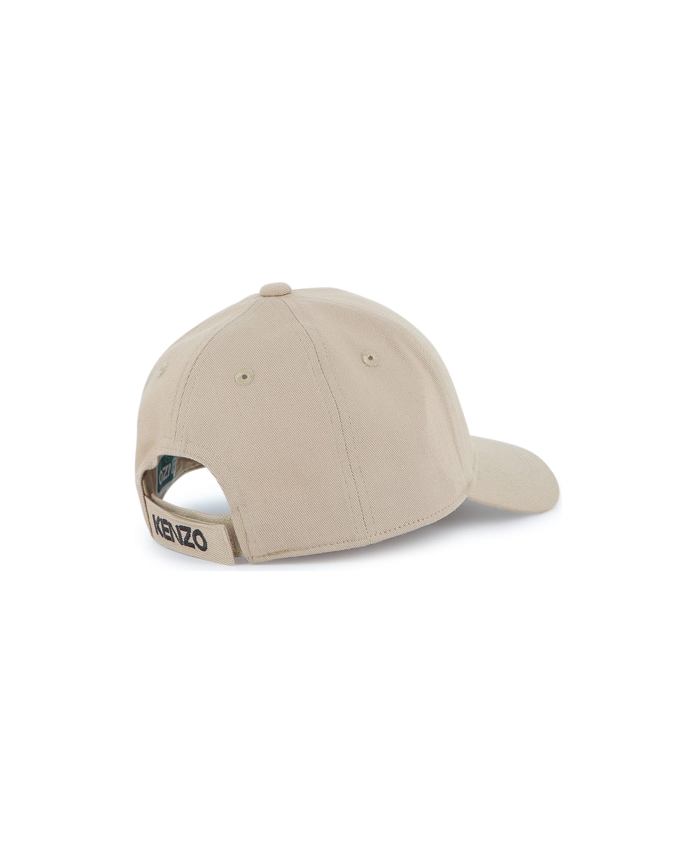 Kenzo Hat With Logo - BEIGE