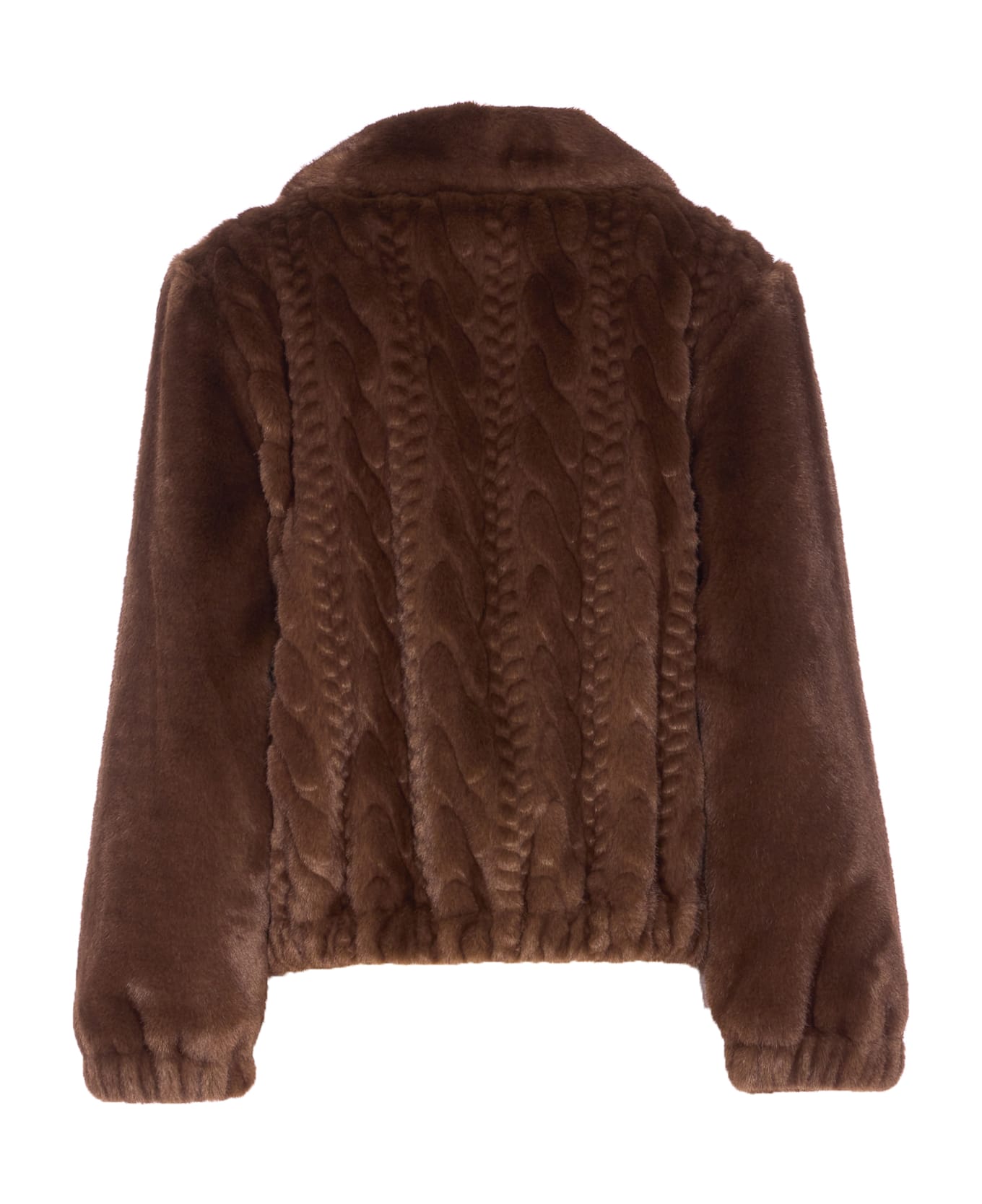 Liu-Jo Faux Fur Jacket - Brown